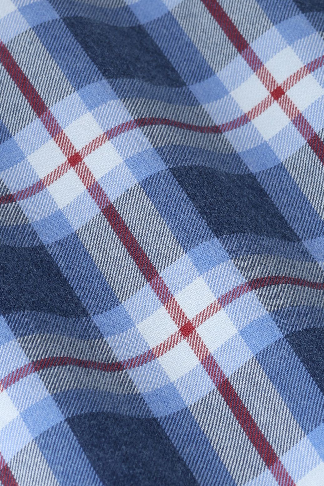 Chemise à carreaux - bleu