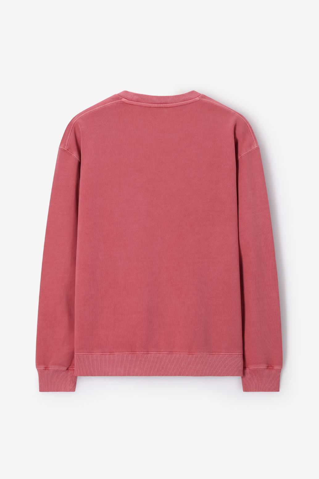 Sweat avec broderies - rouge