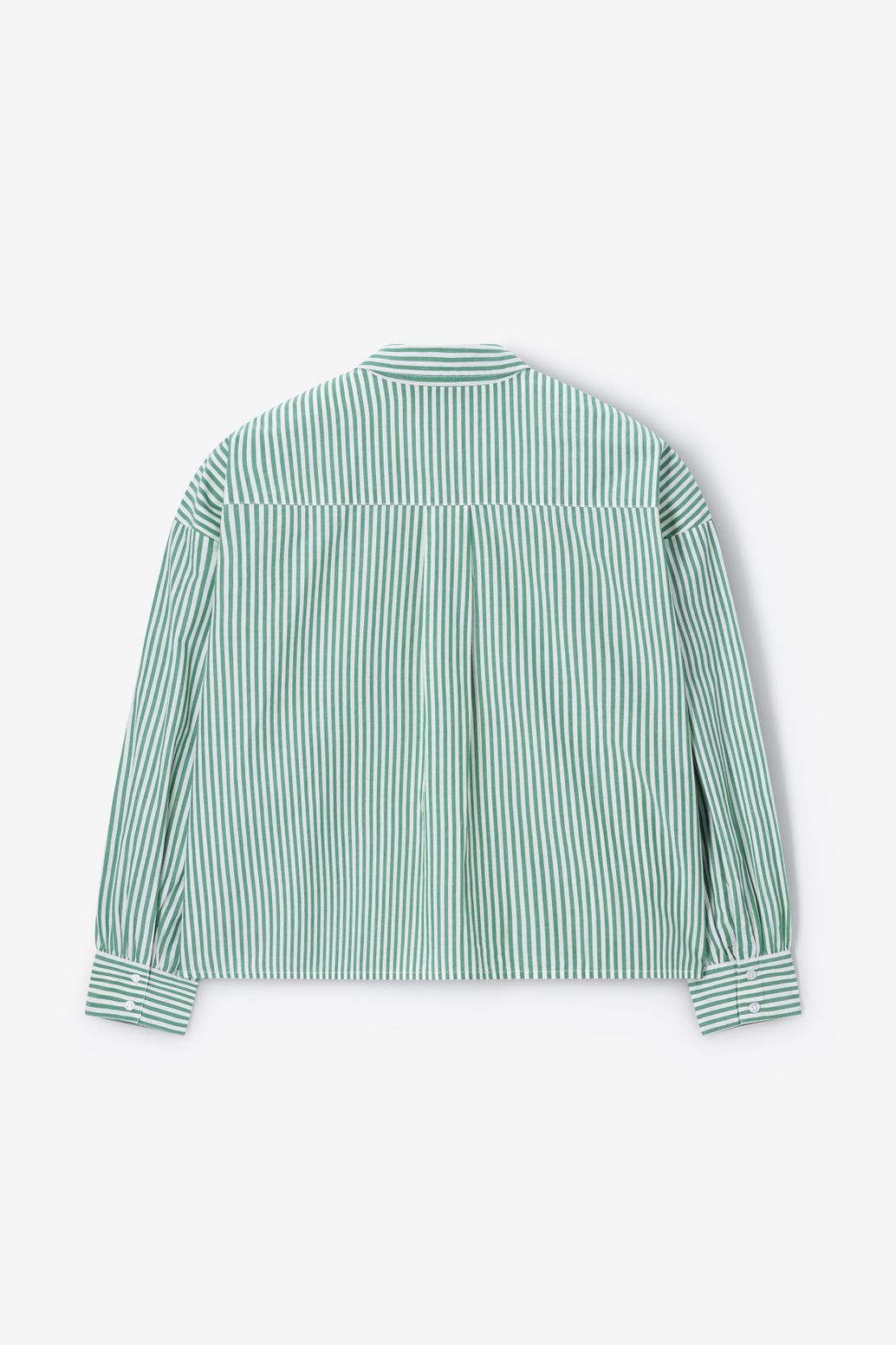 Groene gestreepte blouse