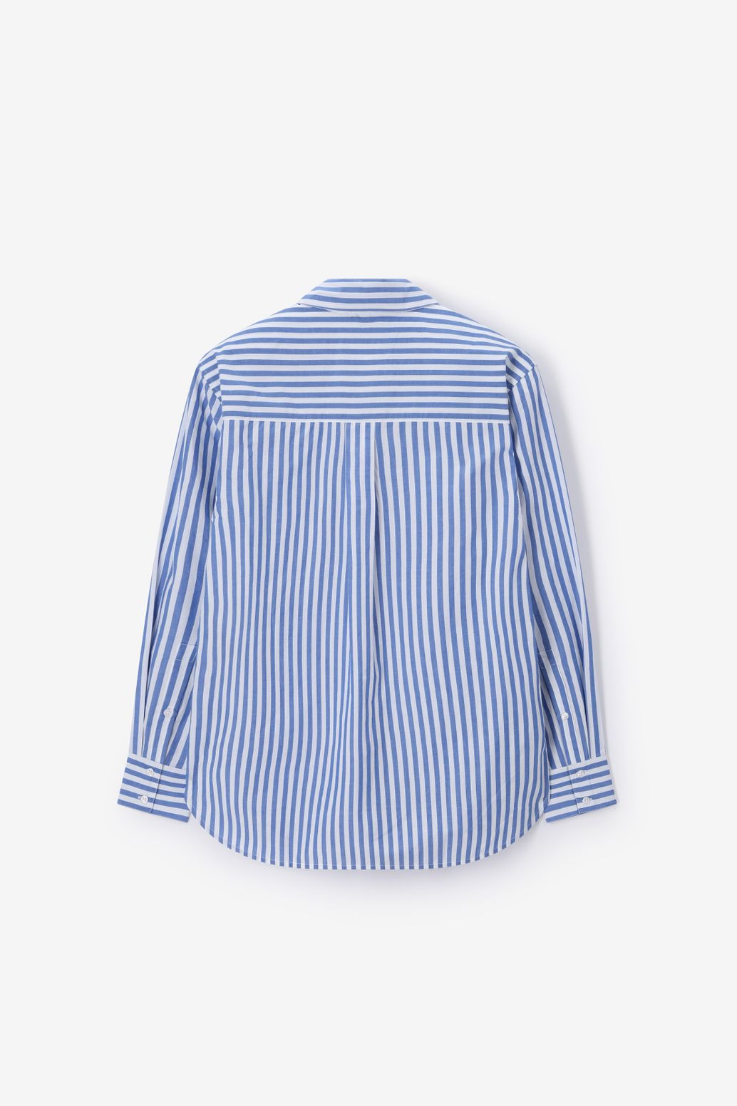 Blauw gestreepte blouse