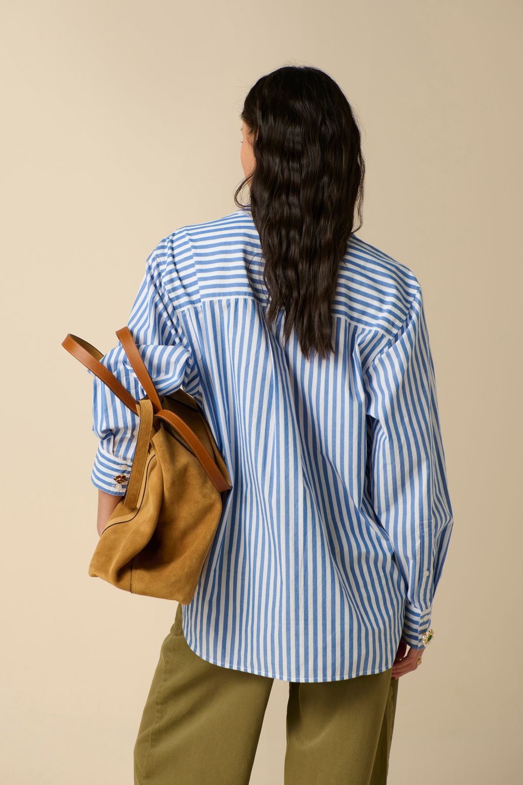 Chemise rayée - bleu