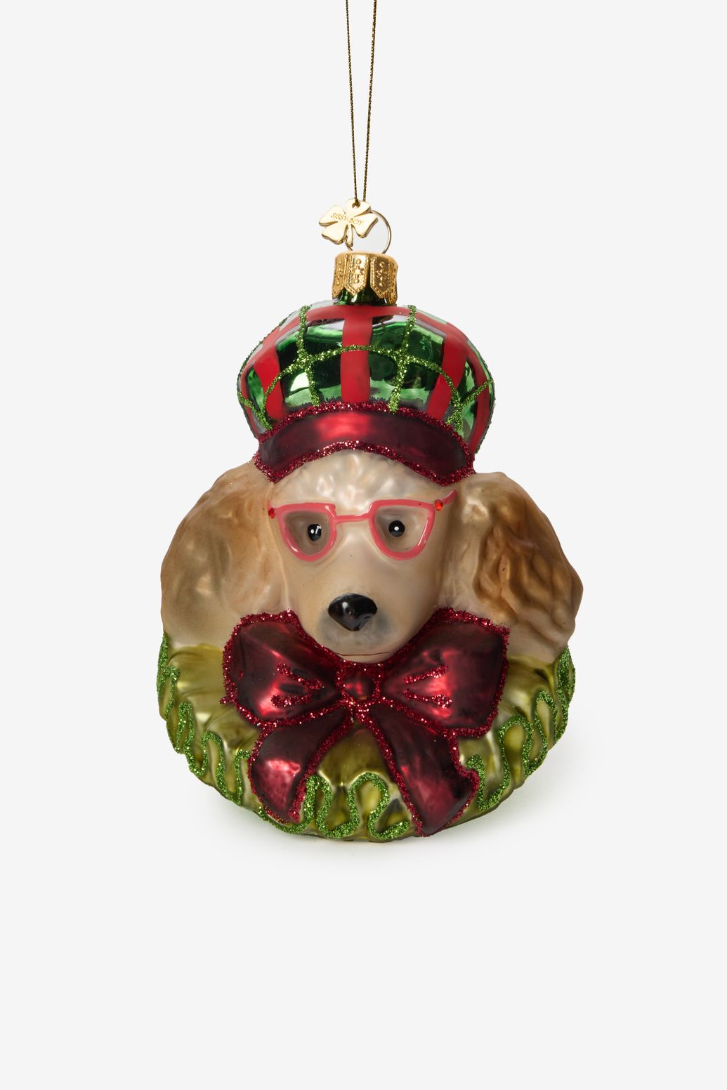 Kerst ornament poedel