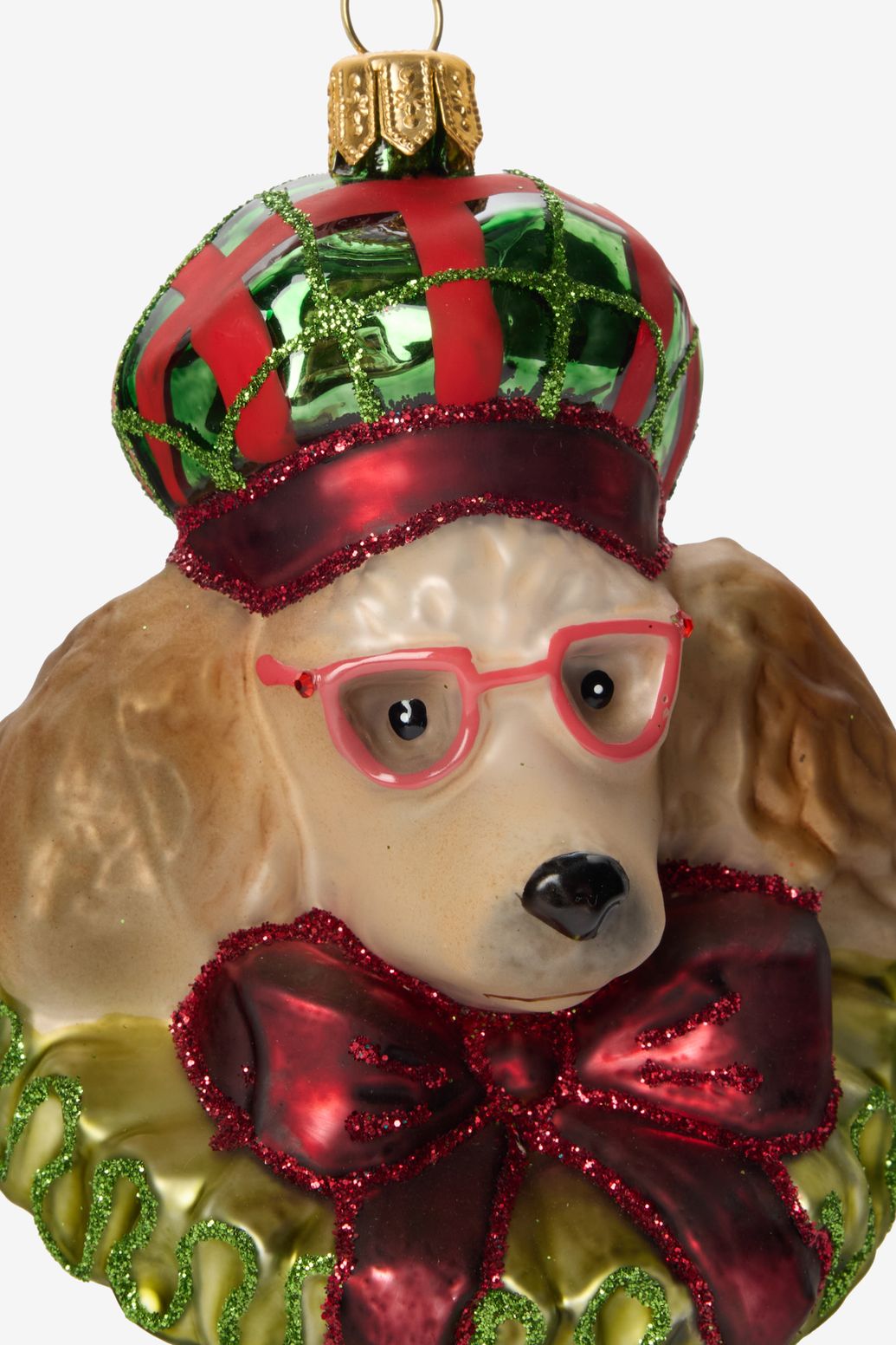 Kerst ornament poedel