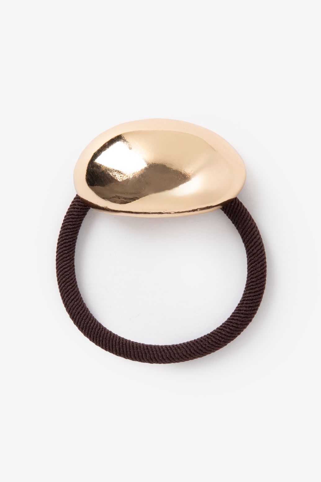 Haargummi mit goldfarbenem Detail