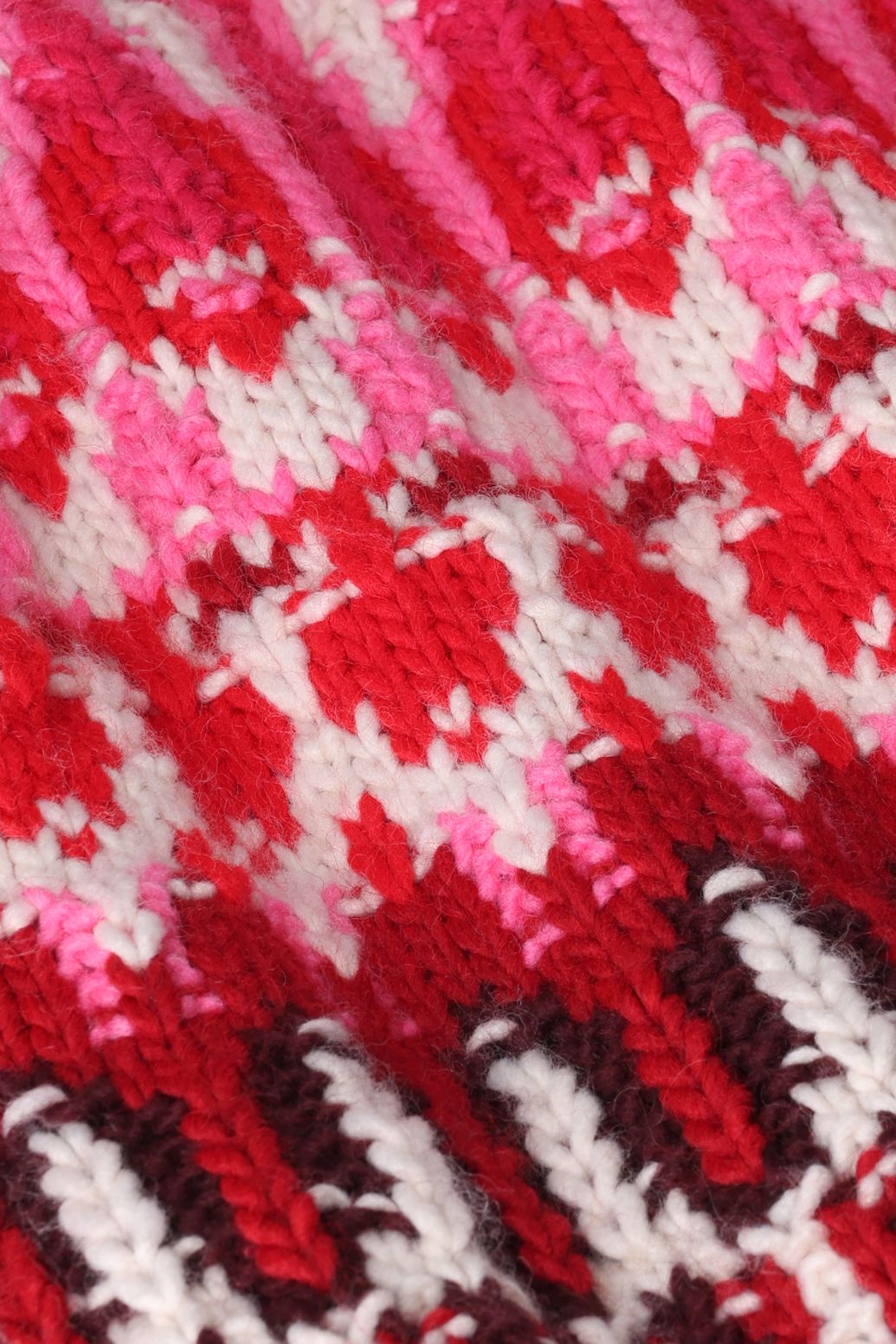 Pull grosse maille - rose
