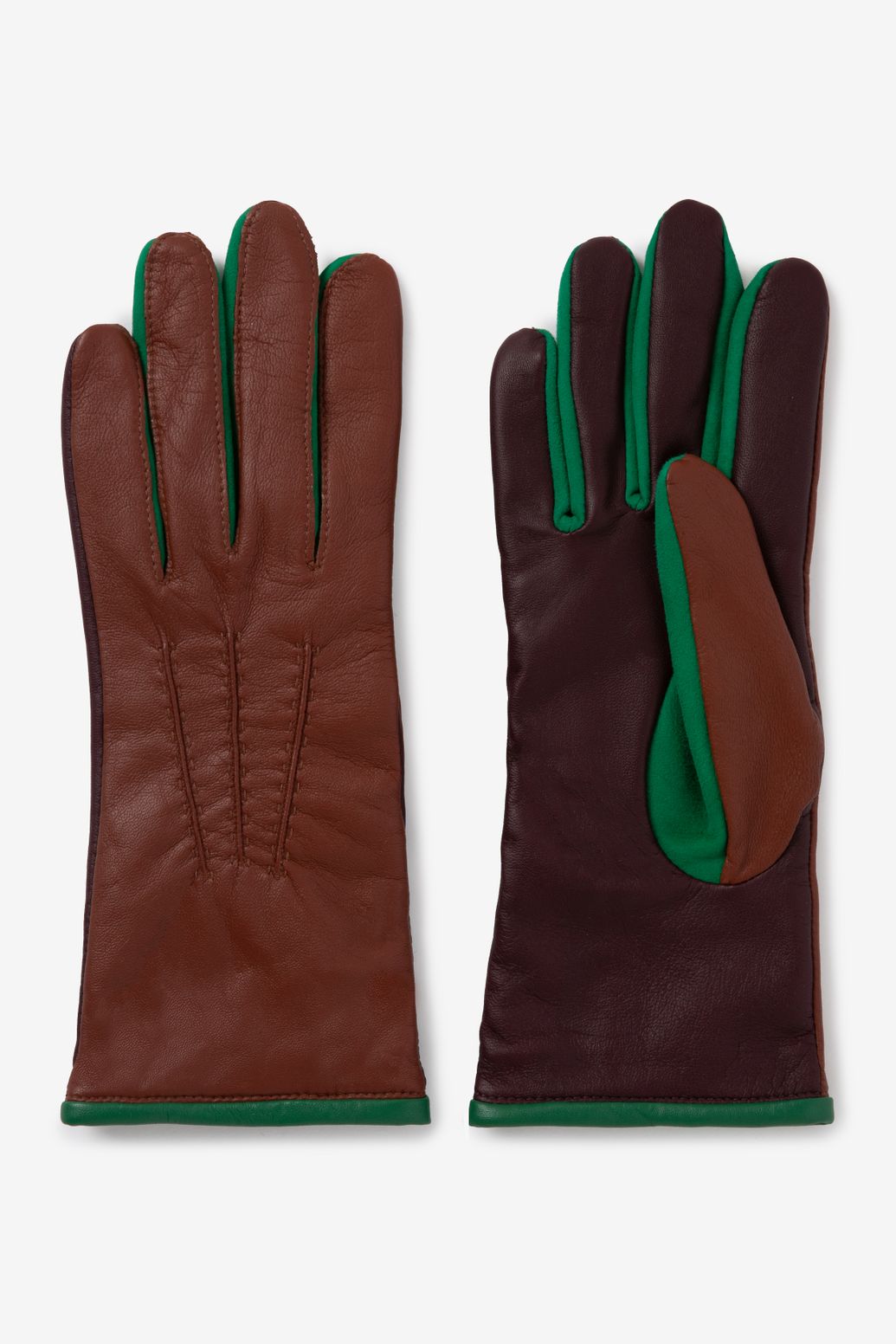 Lederhandschuhe - hellbraun