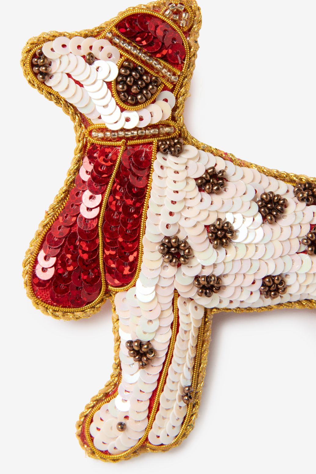 Suspension de Noël chien - multicolore