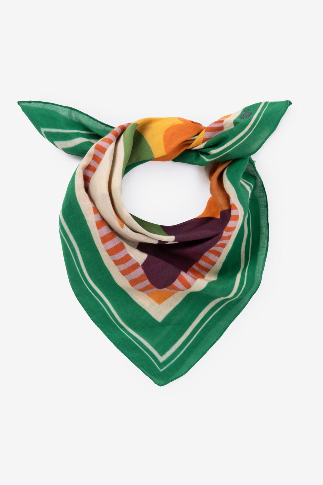 Foulard à imprimé - vert