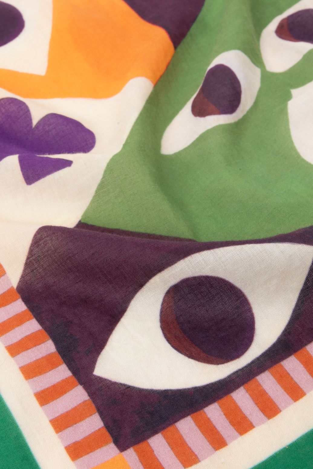 Foulard à imprimé - vert