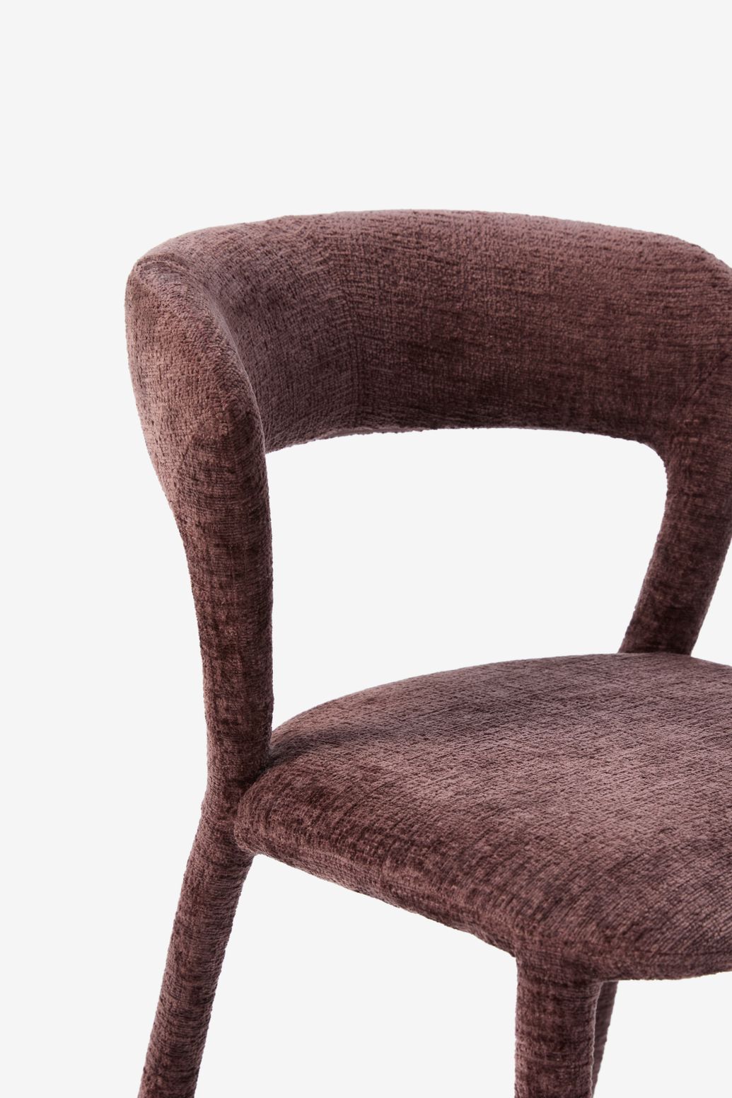 Esszimmerstühle aus Chenille - lila