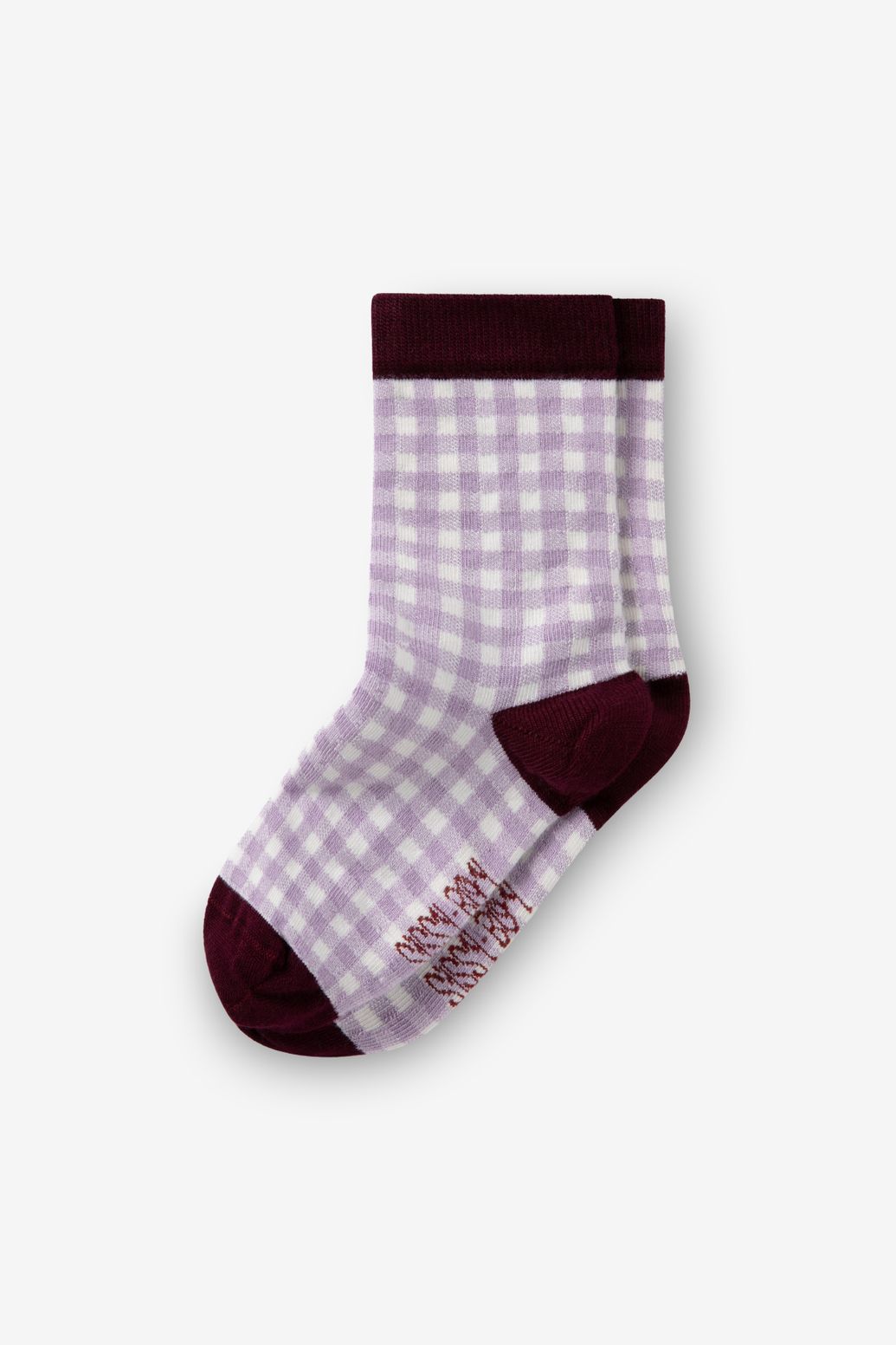 Socken mit Blockmuster - rosa