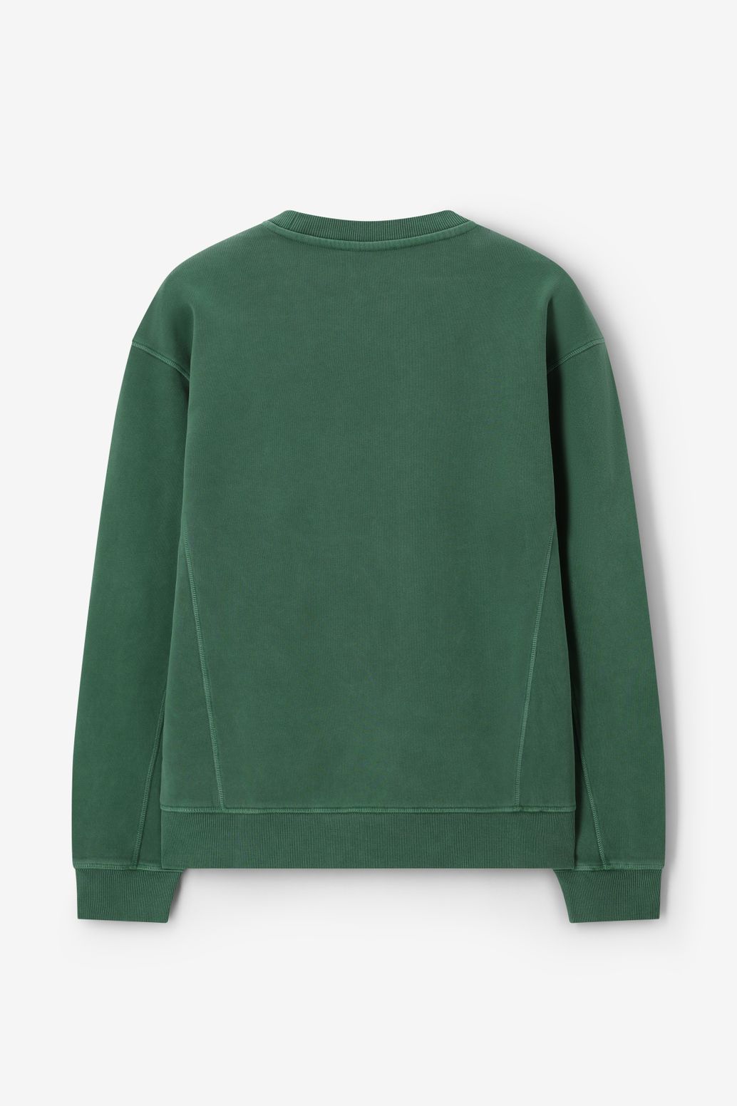 Sweat avec broderie - vert foncé