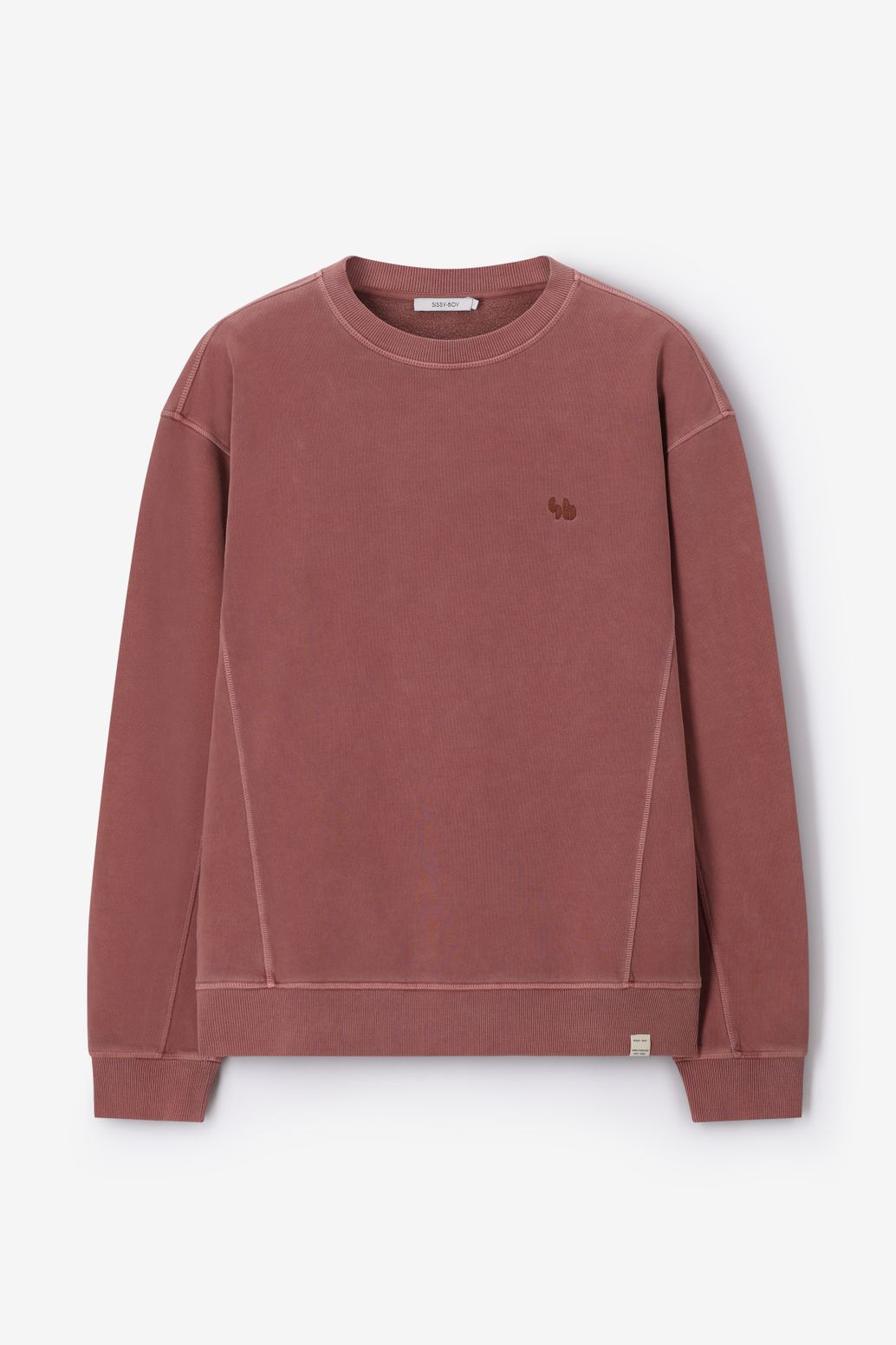 Bruine sweater met embroidery