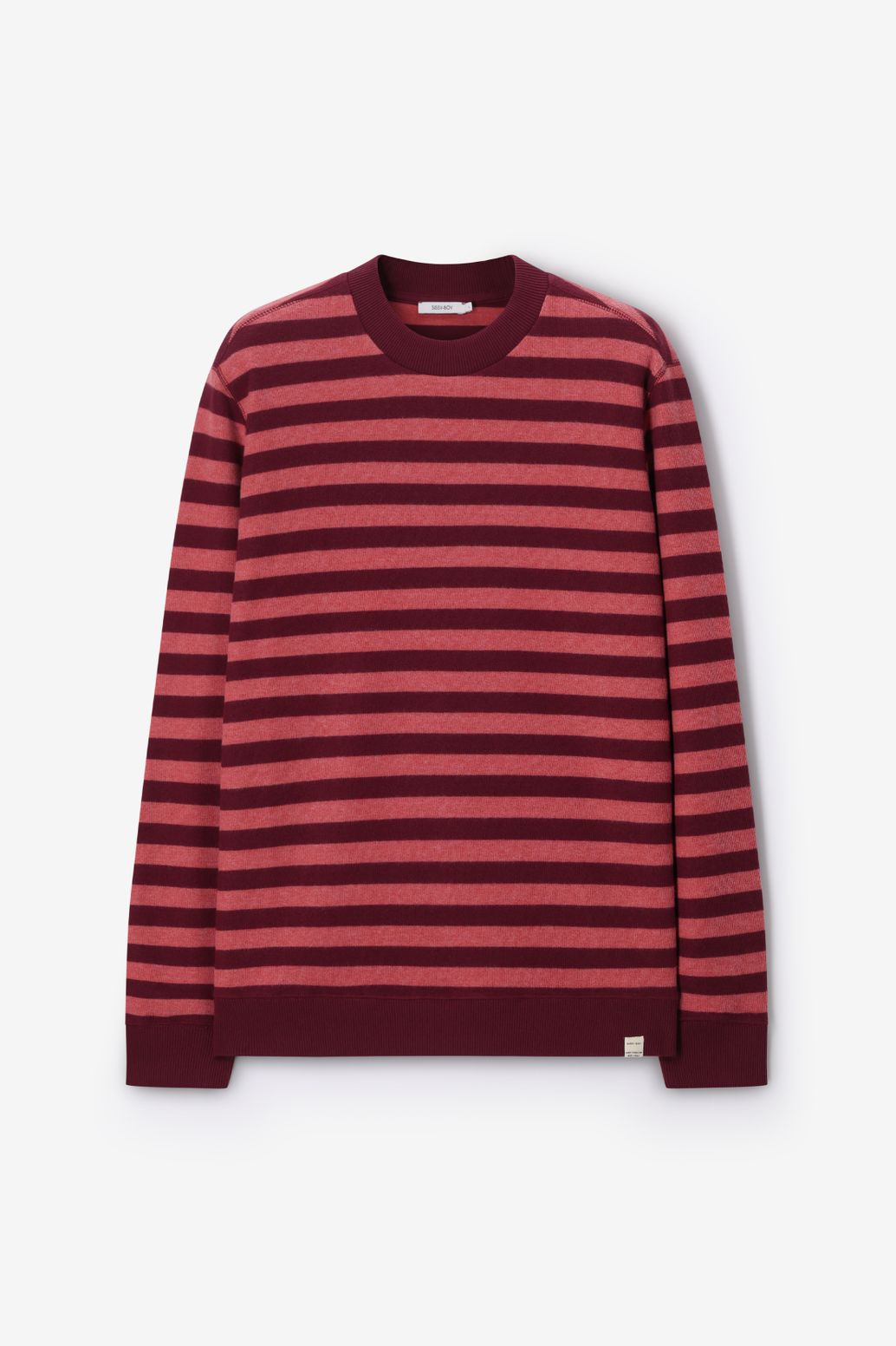 Gestreifter Sweater - rot