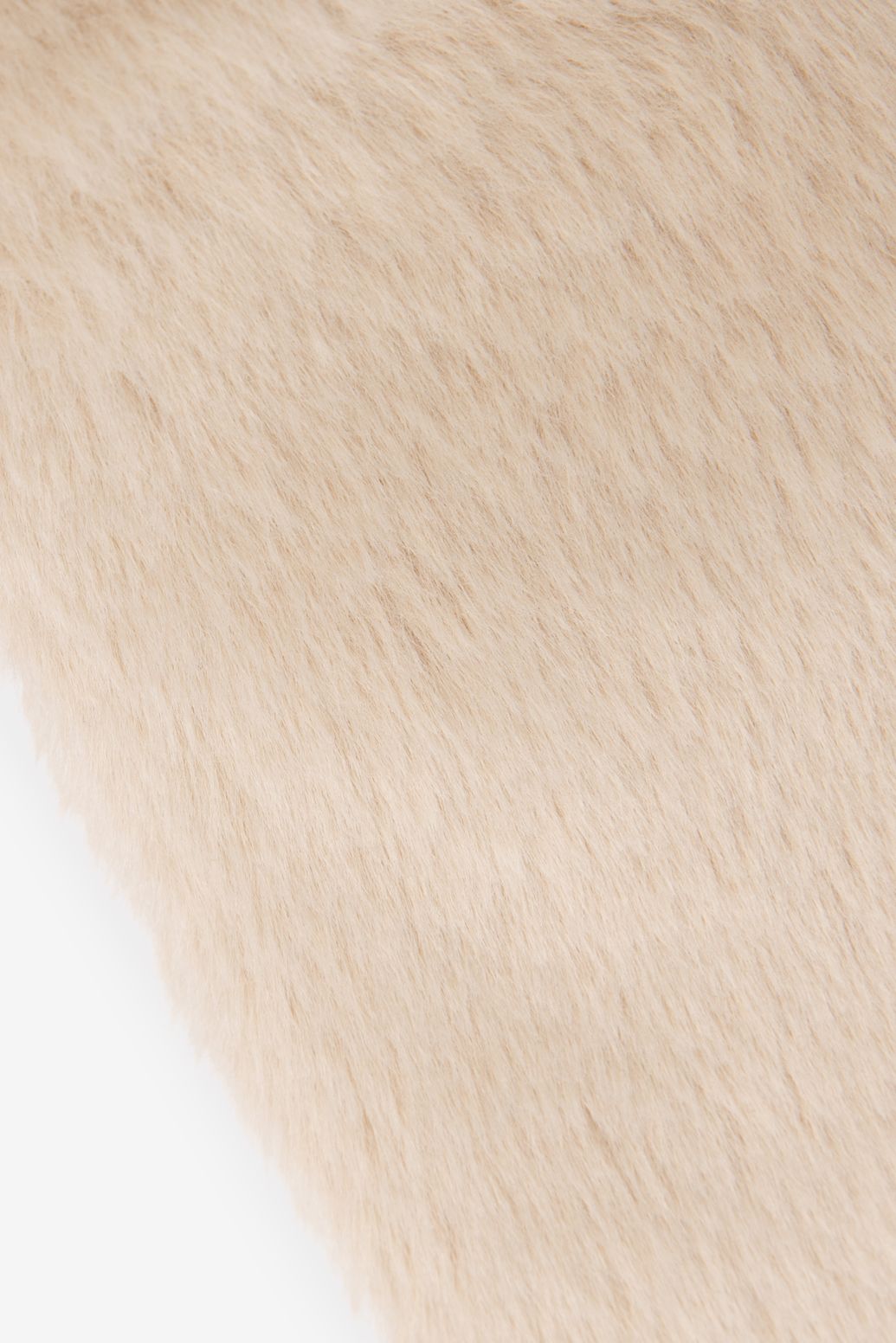 Moufles en fausse fourrure - beige