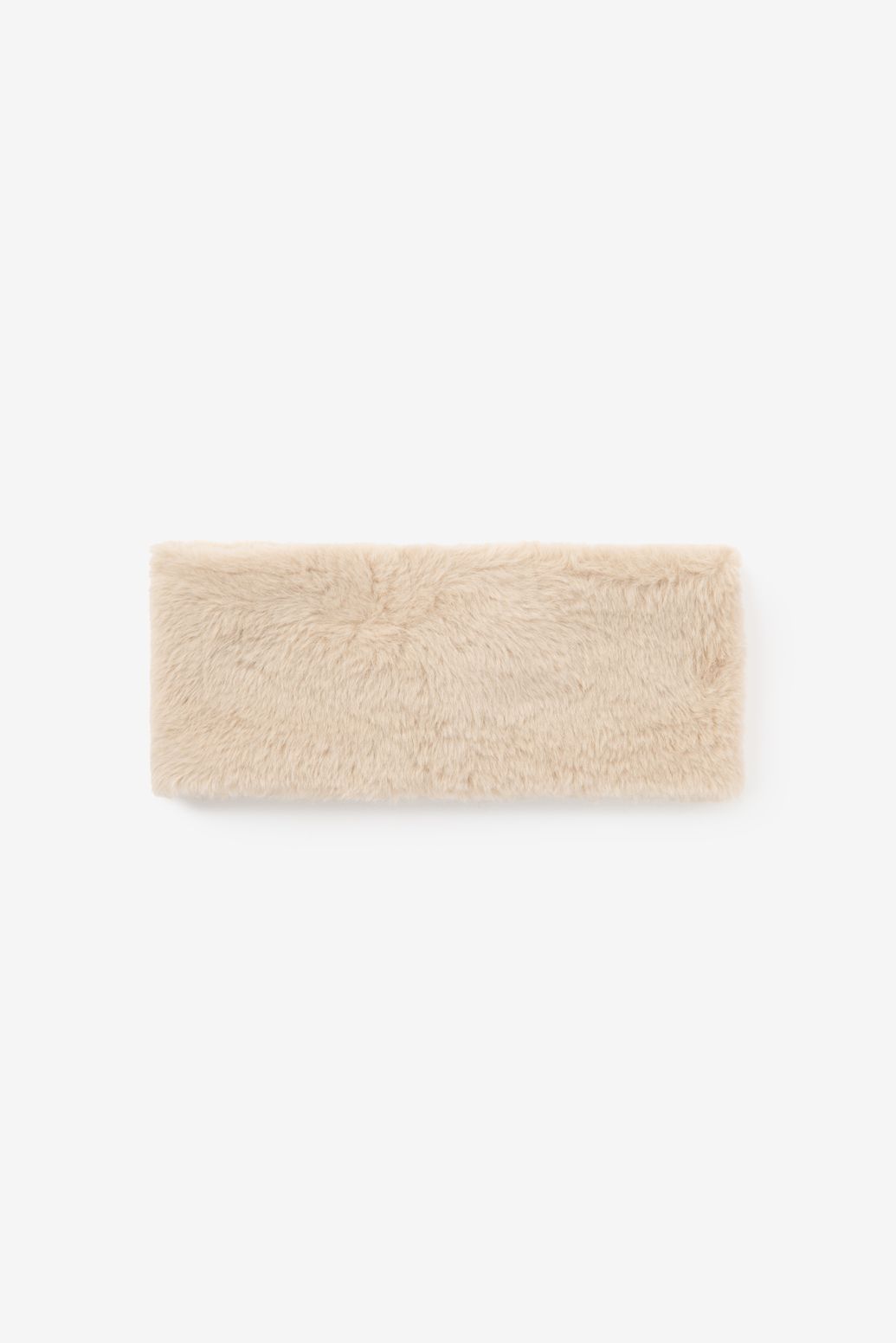 Teddy-Stirnband - beige