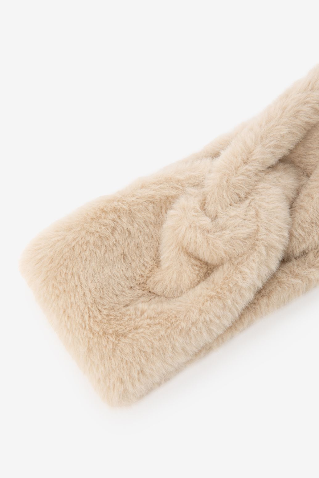 Bandeau duveteux - beige