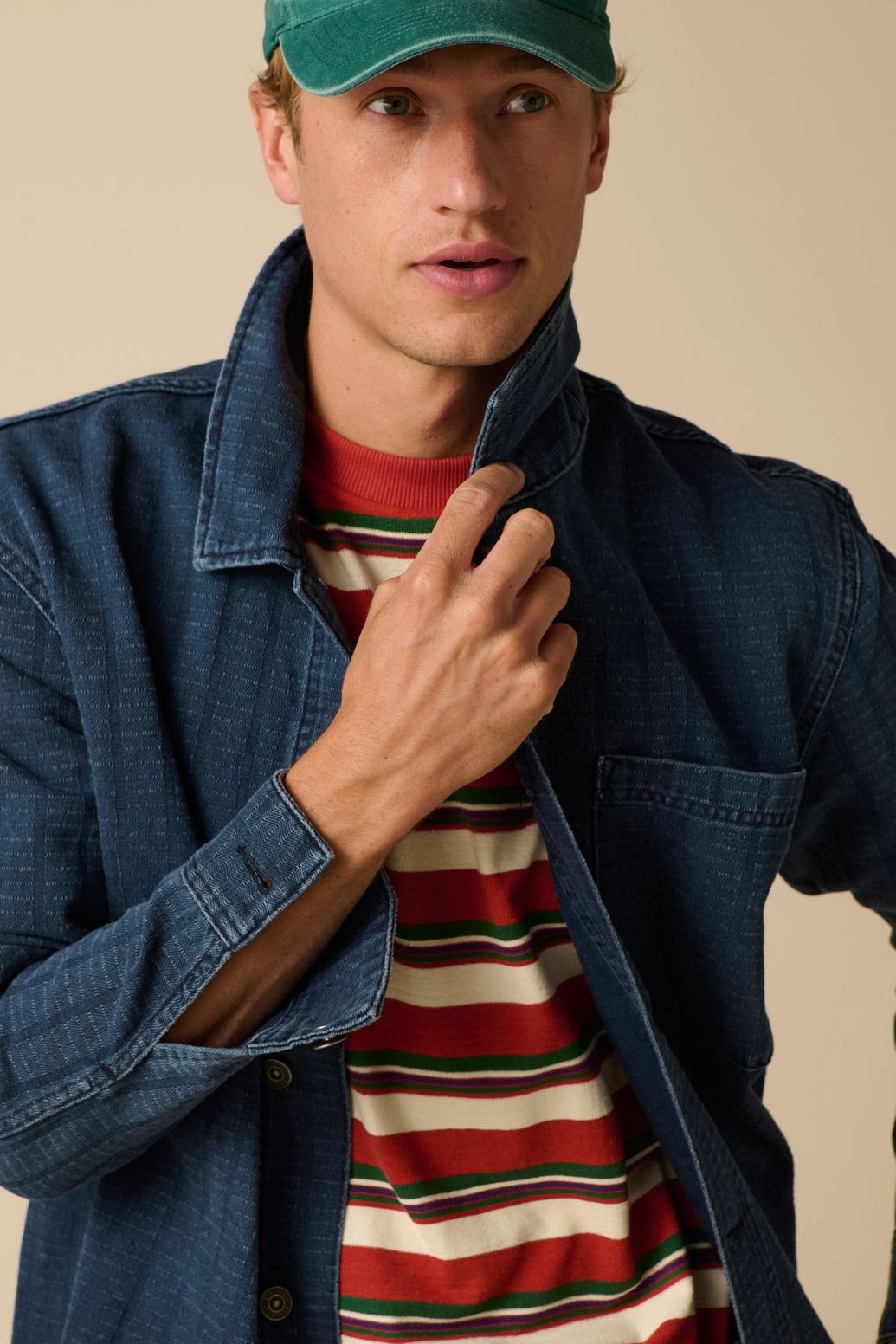 Denim-Shirt - dunkelblau