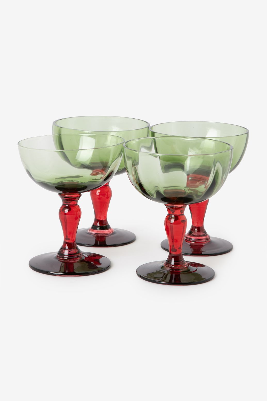 Verres à champagne - multicolore