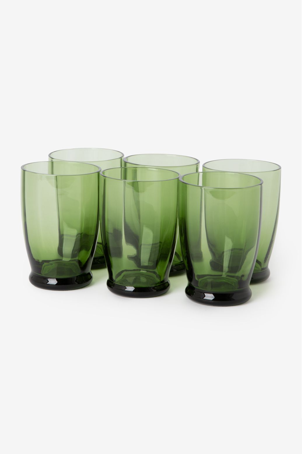 Verres à eau - vert