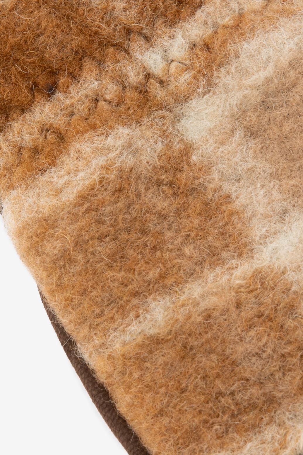 Hestra bruine geruite leren handschoenen