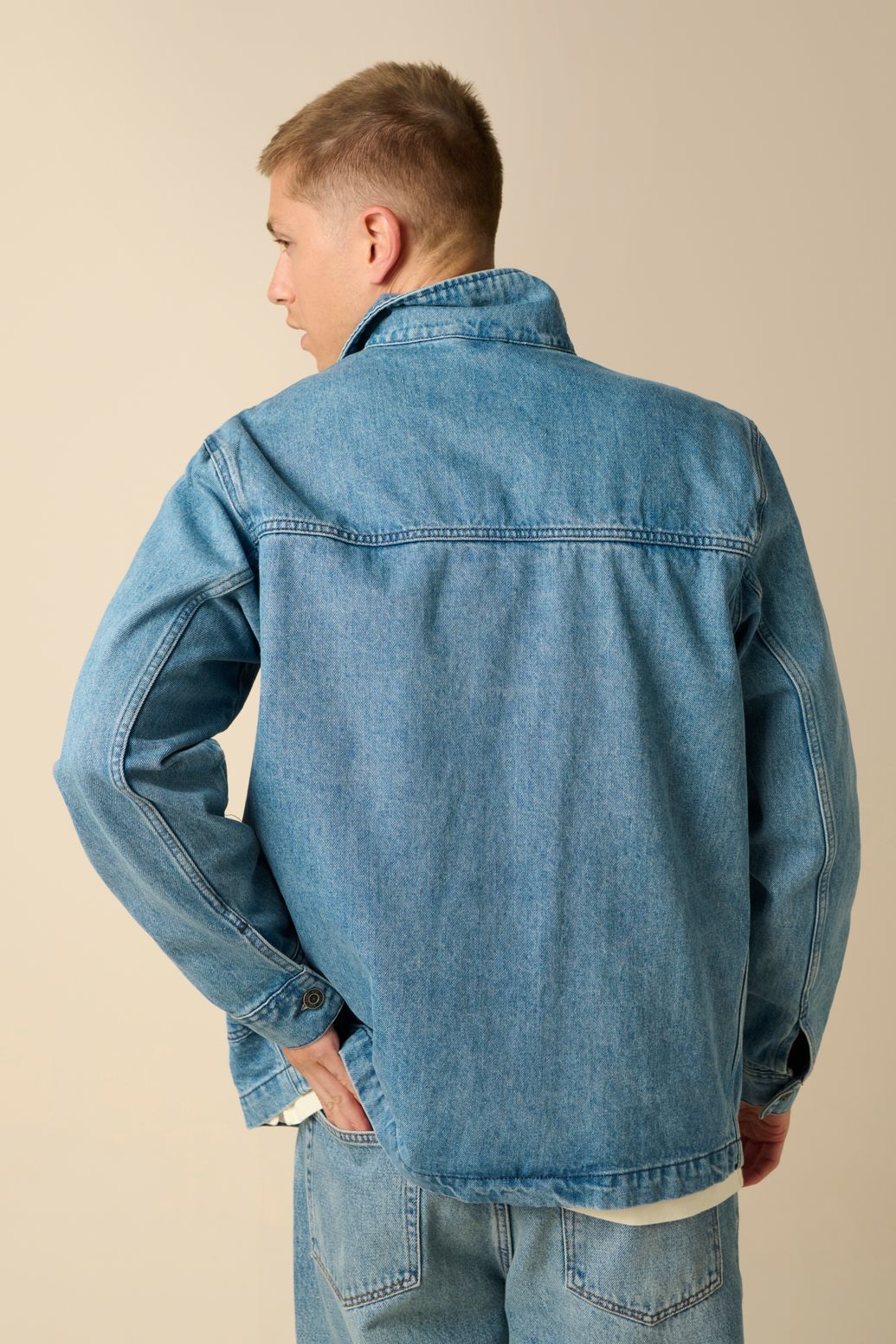 Veste en jean - bleu