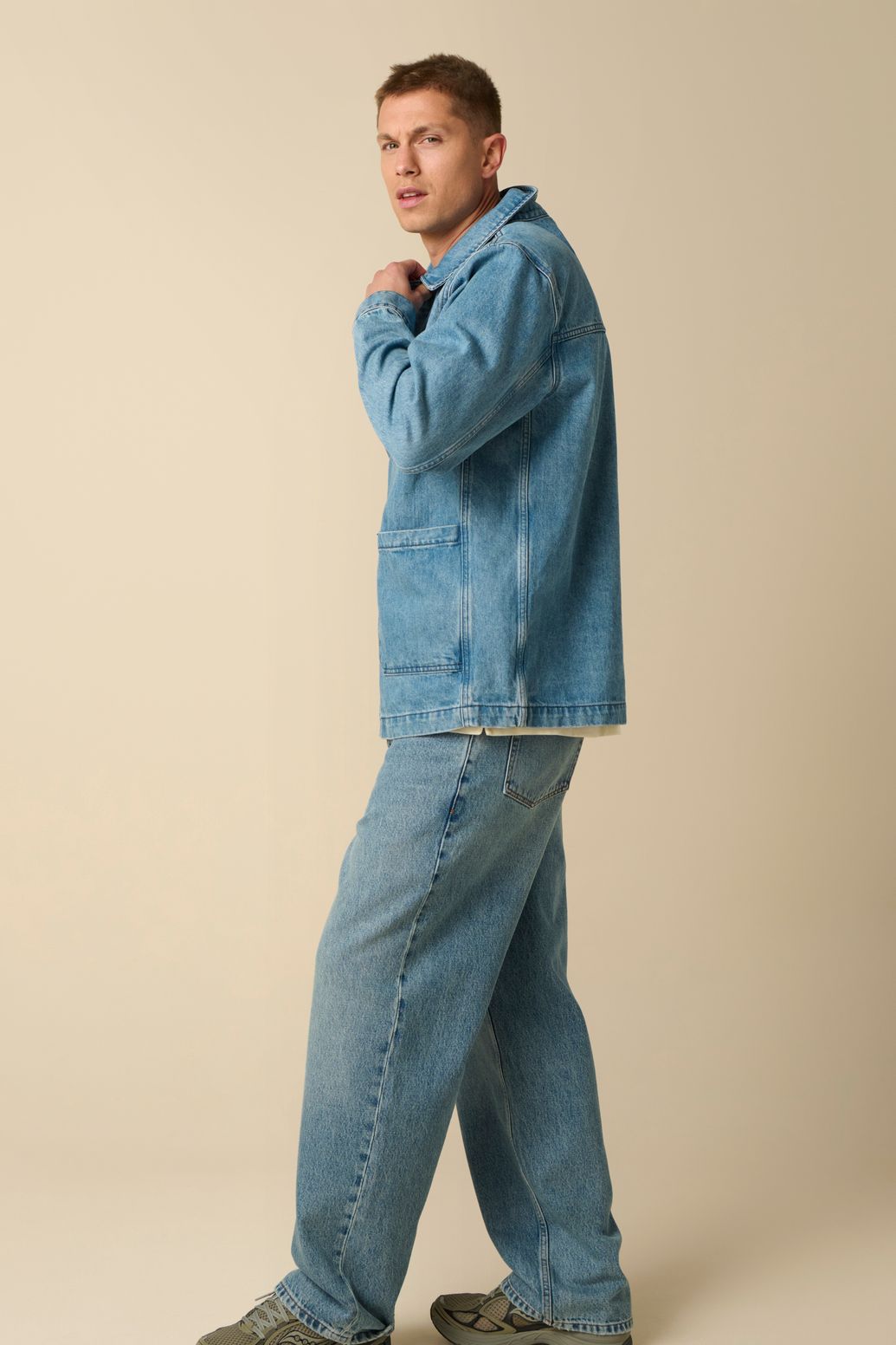 Blauw denim jack