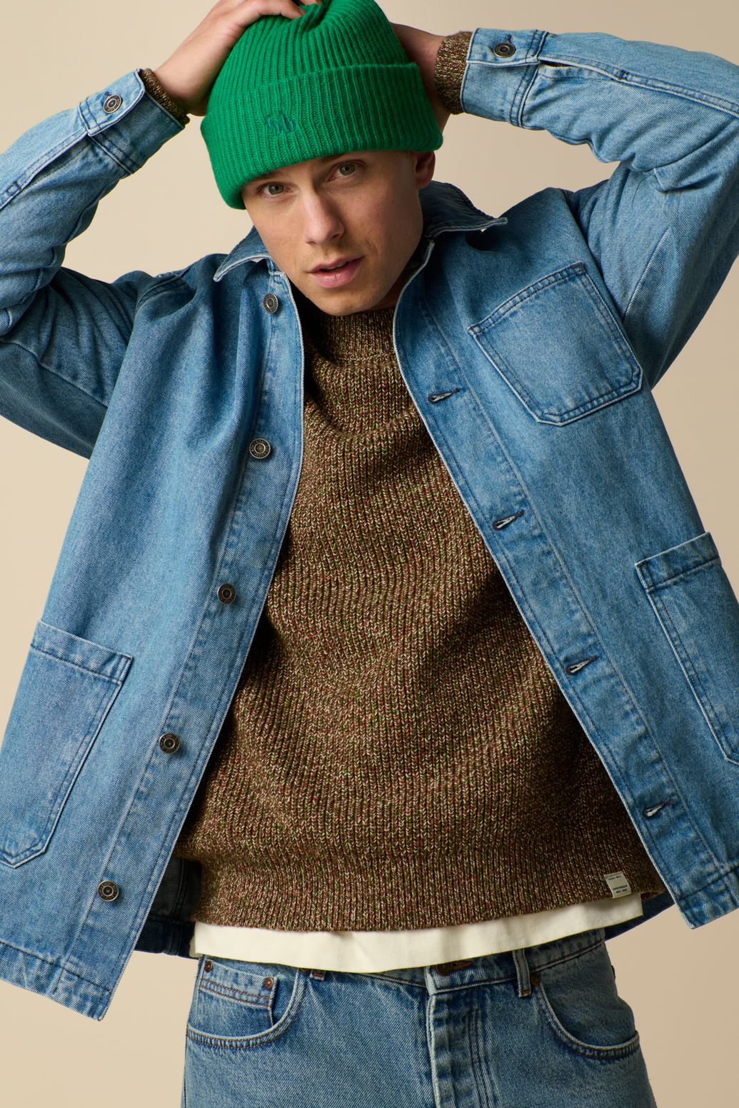 Blauw denim jack