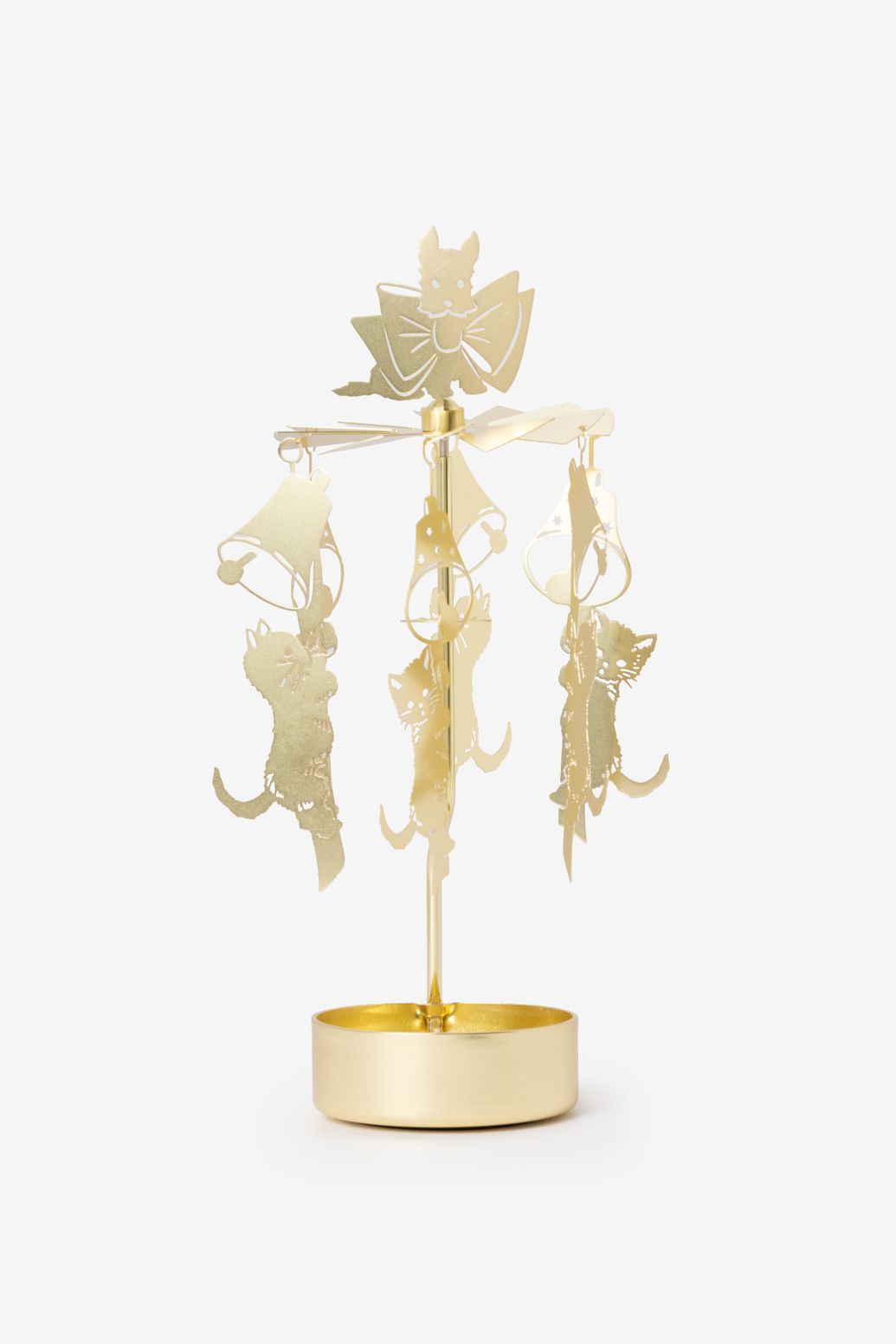 Teelichthalter Mauwie - goldfarben