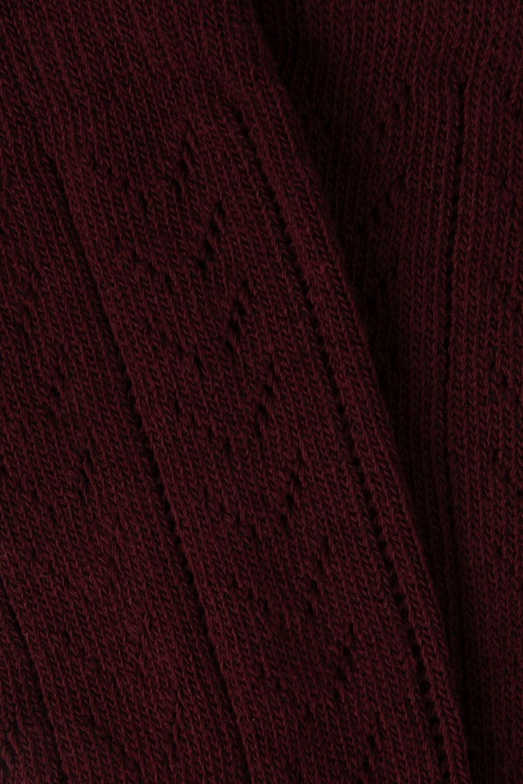 Chaussettes ajourées - rouge foncé