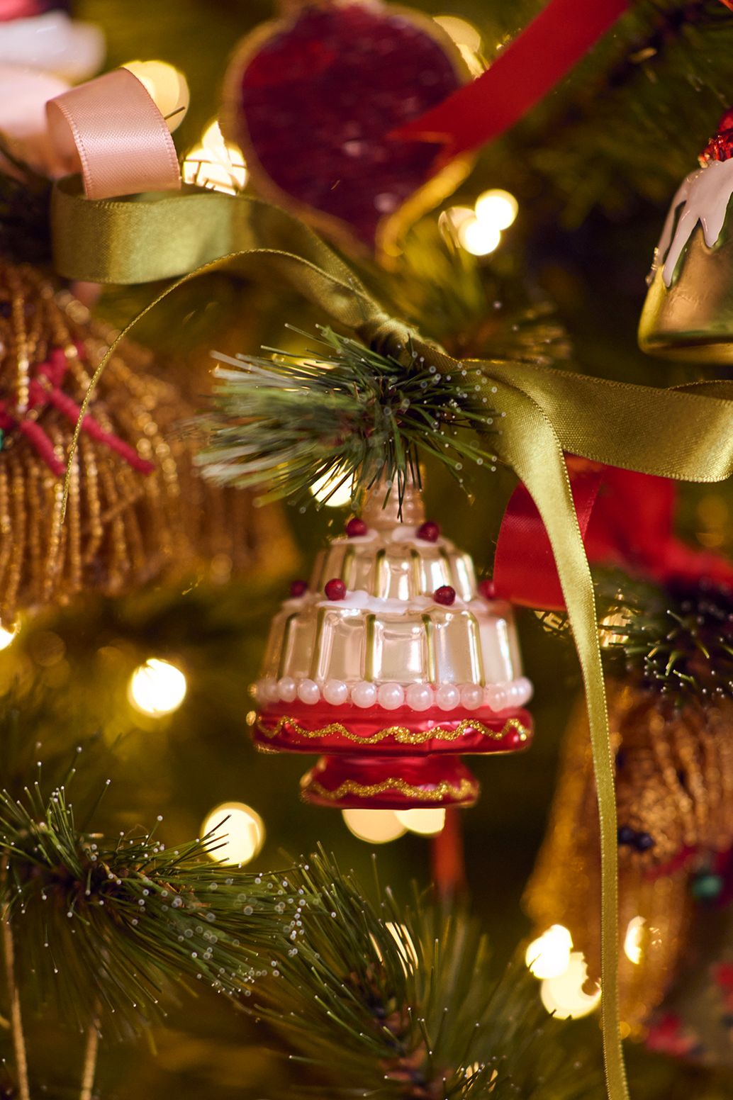 Ornement de Noël gâteau