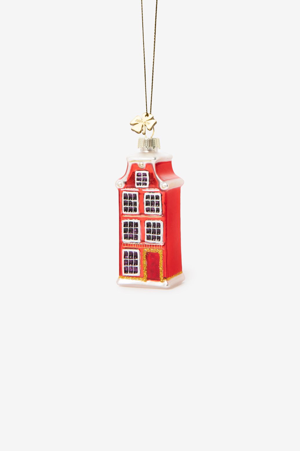 Kerst ornament grachtenpand
