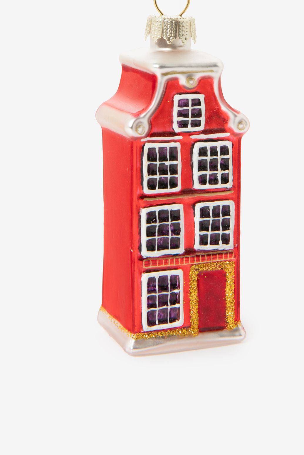 Kerst ornament grachtenpand