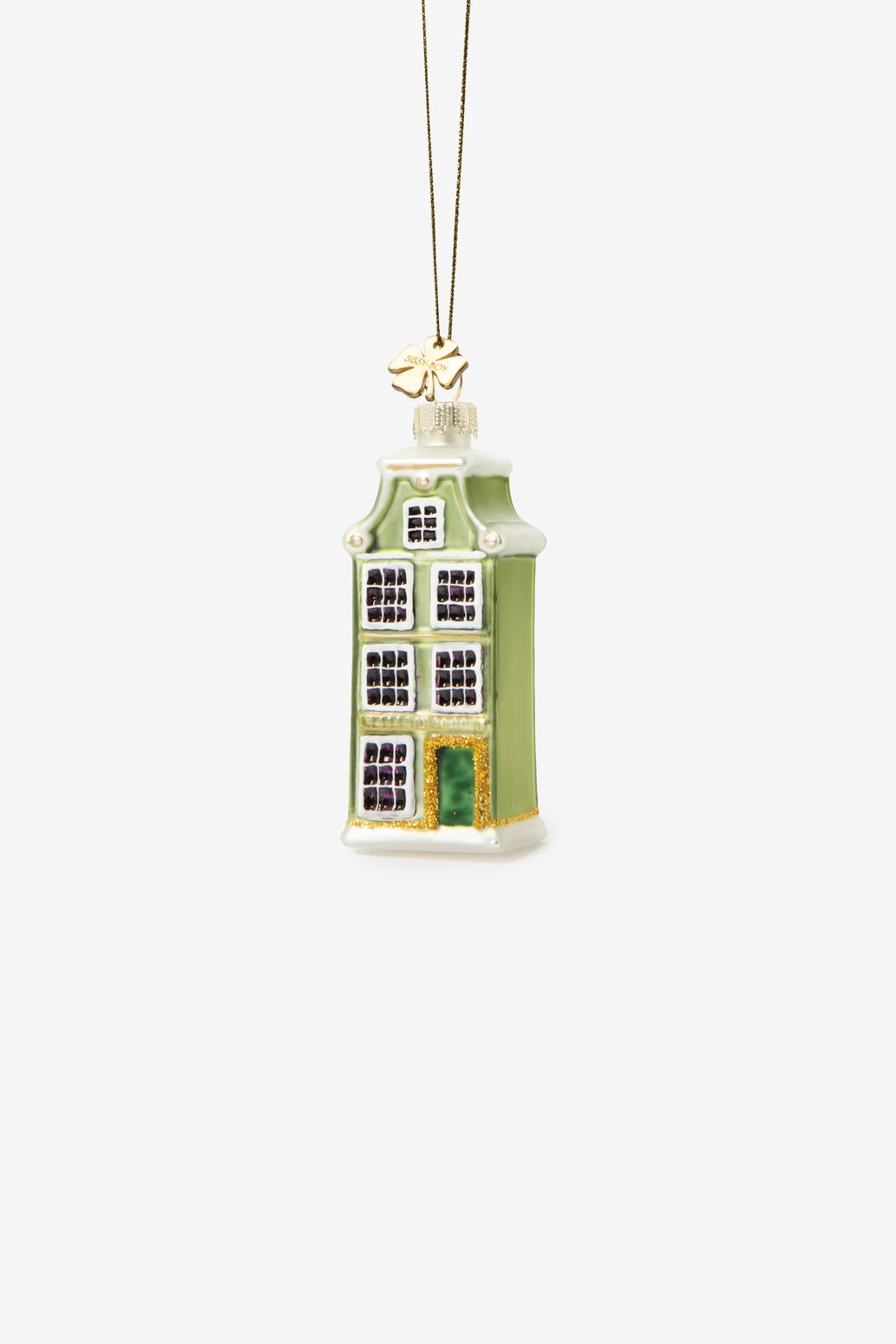 Kerst ornament grachtenpand