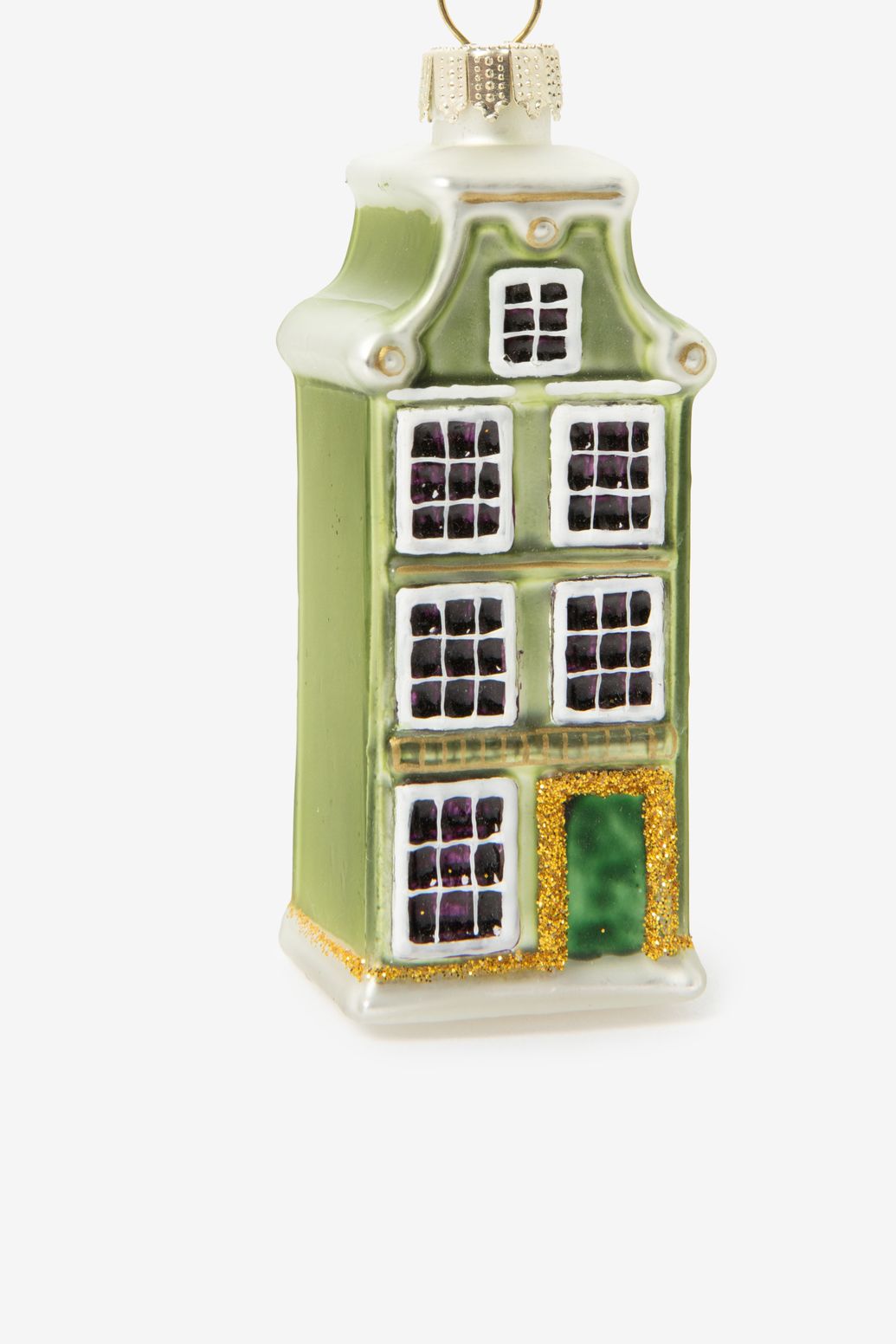 Kerst ornament grachtenpand