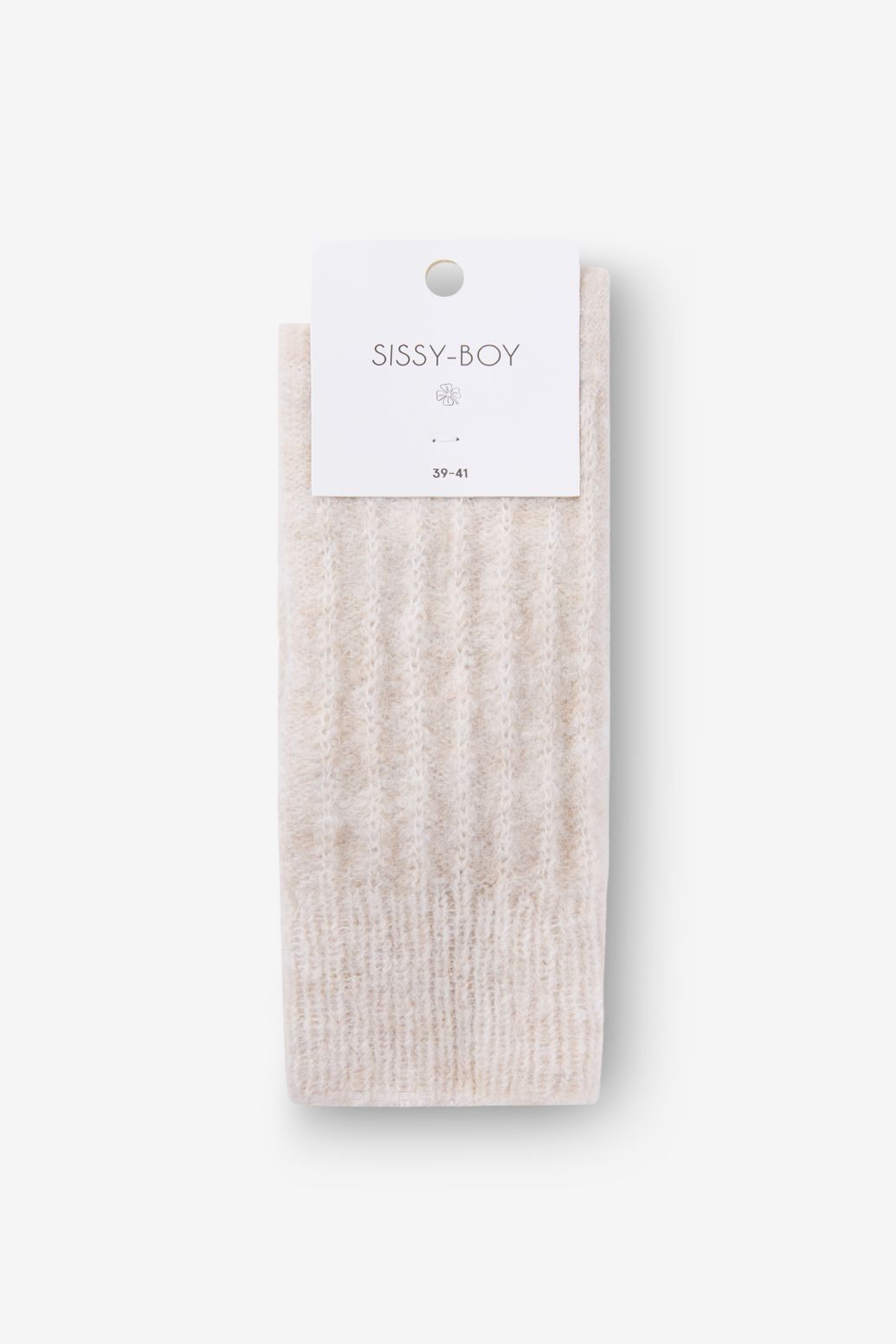 Flauschige Socken - beige