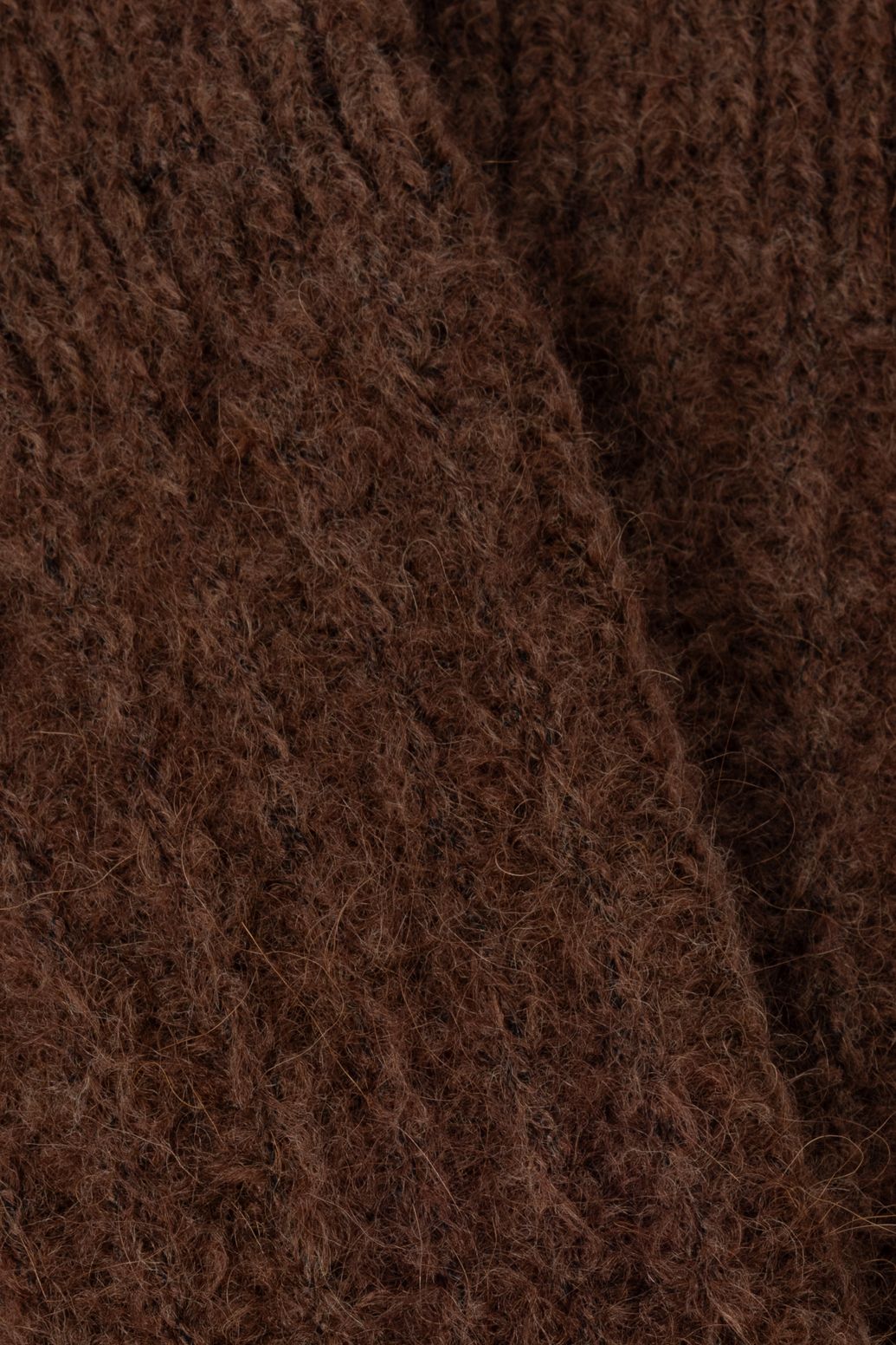 Chaussettes duveteuses - marron foncé