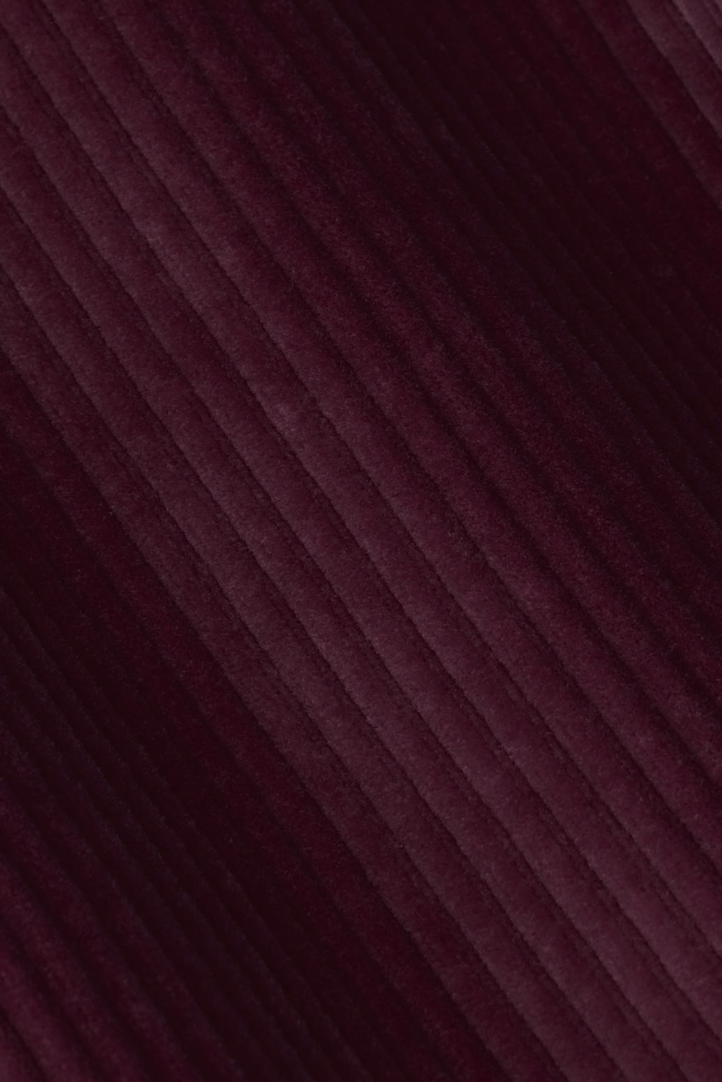 Donkerrode velvet wide leg legging