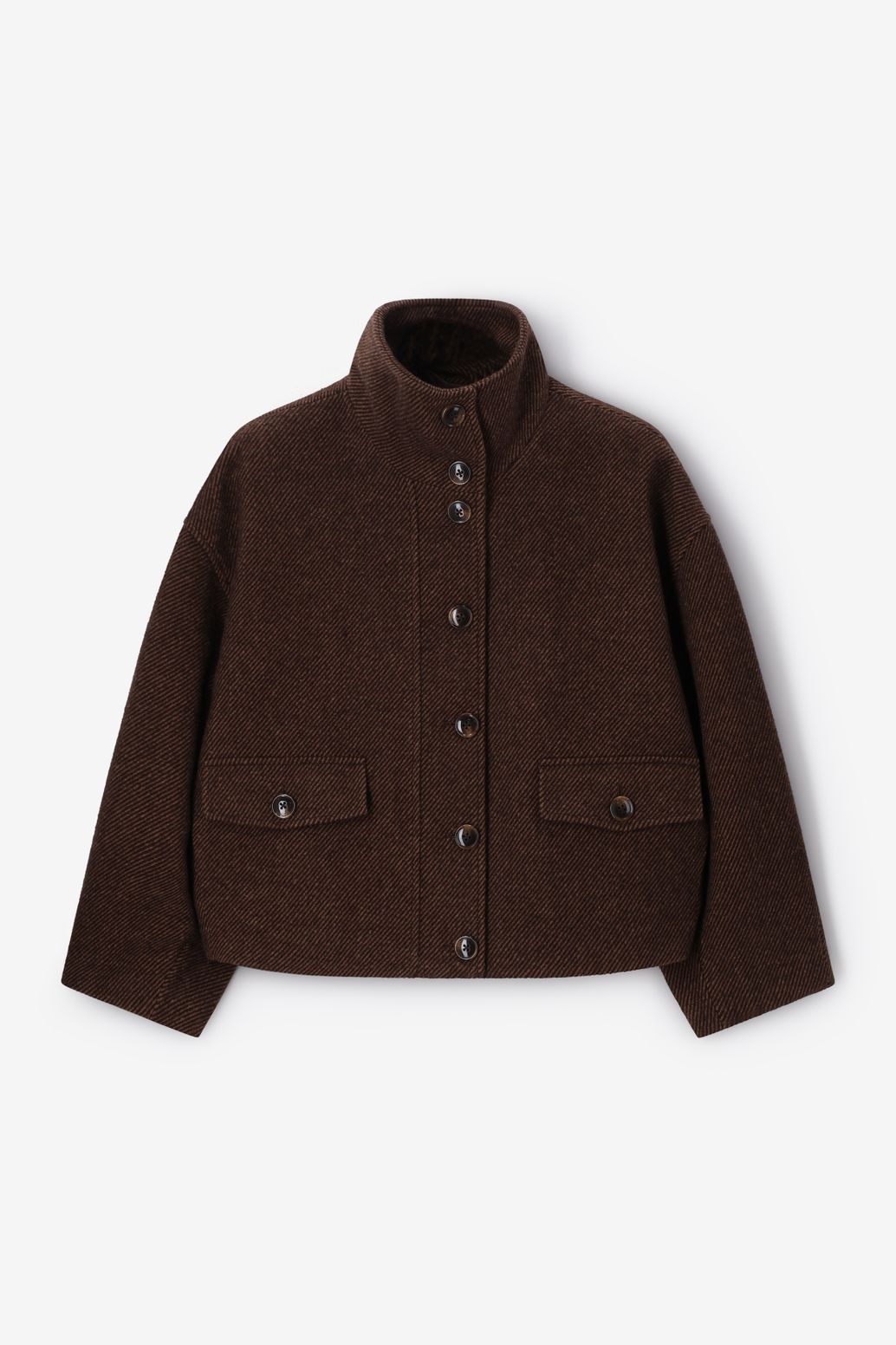 Veste en laine - marron foncé