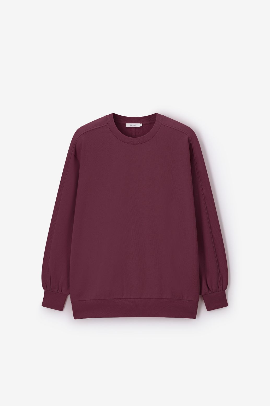 Oversize-Sweater - dunkelrot