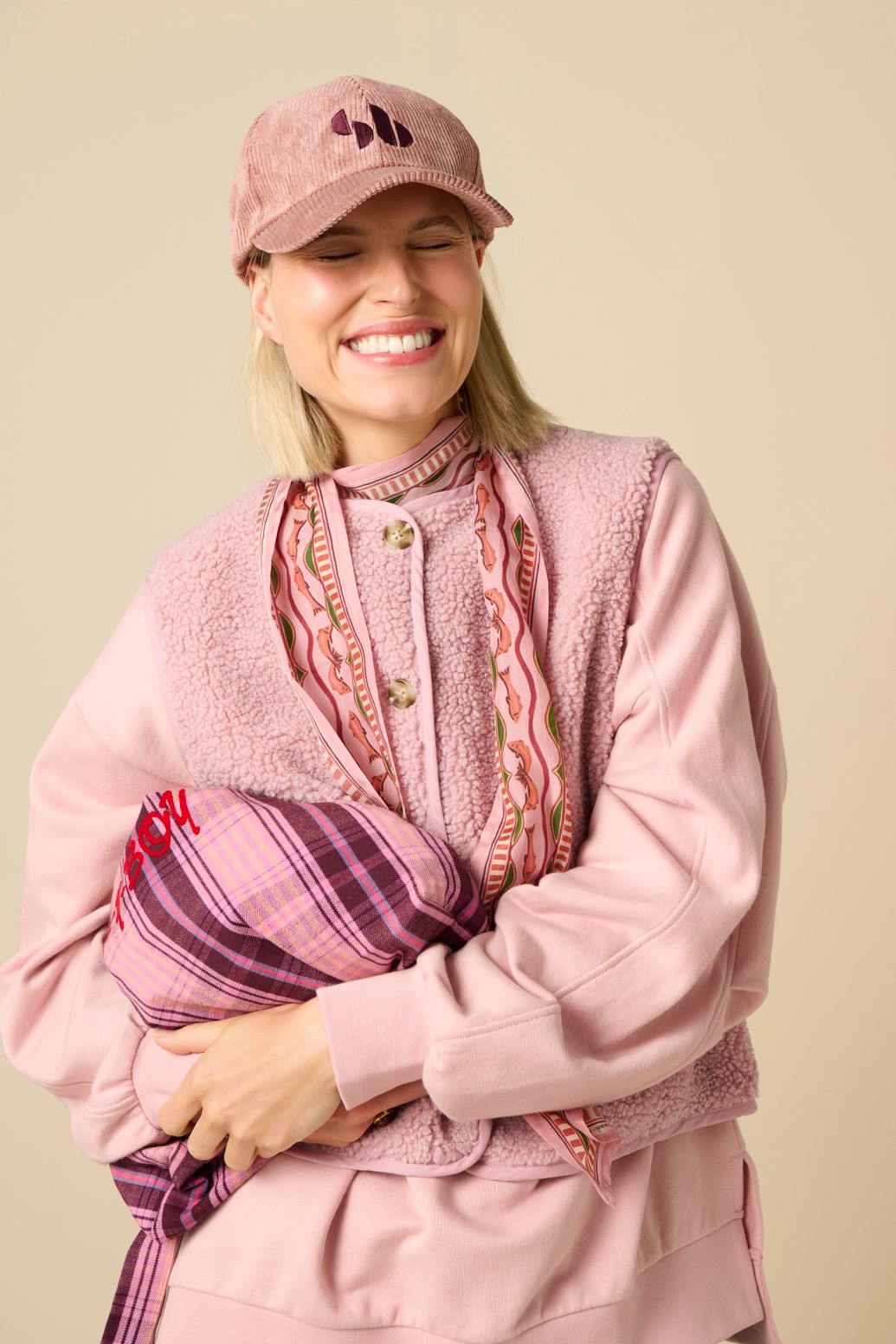 Roze oversized sweater