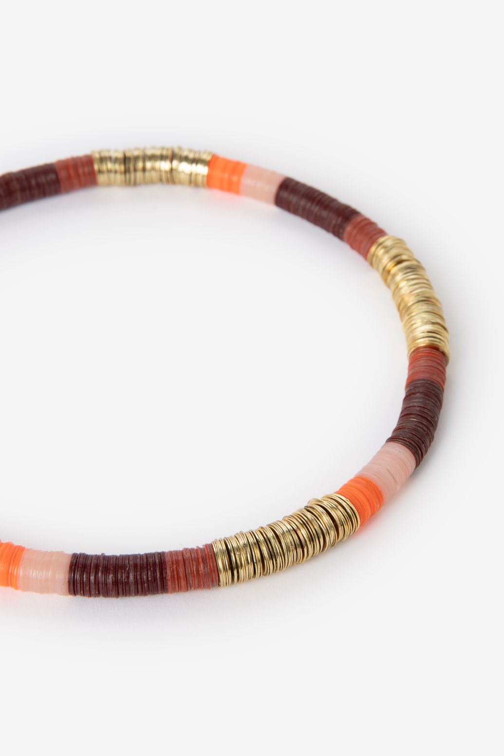 Collier avec perles - multicolore