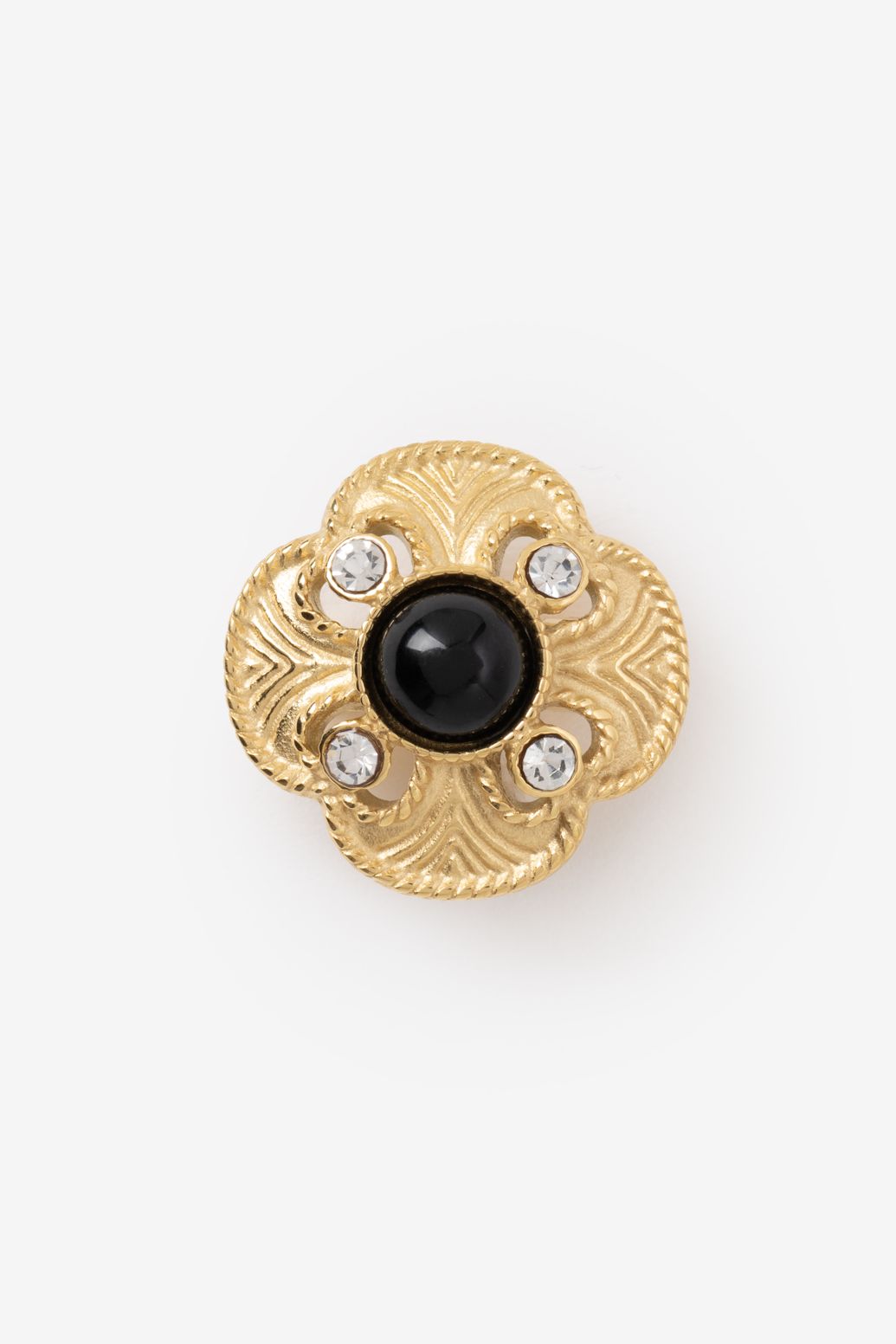 Gouden vintage broche