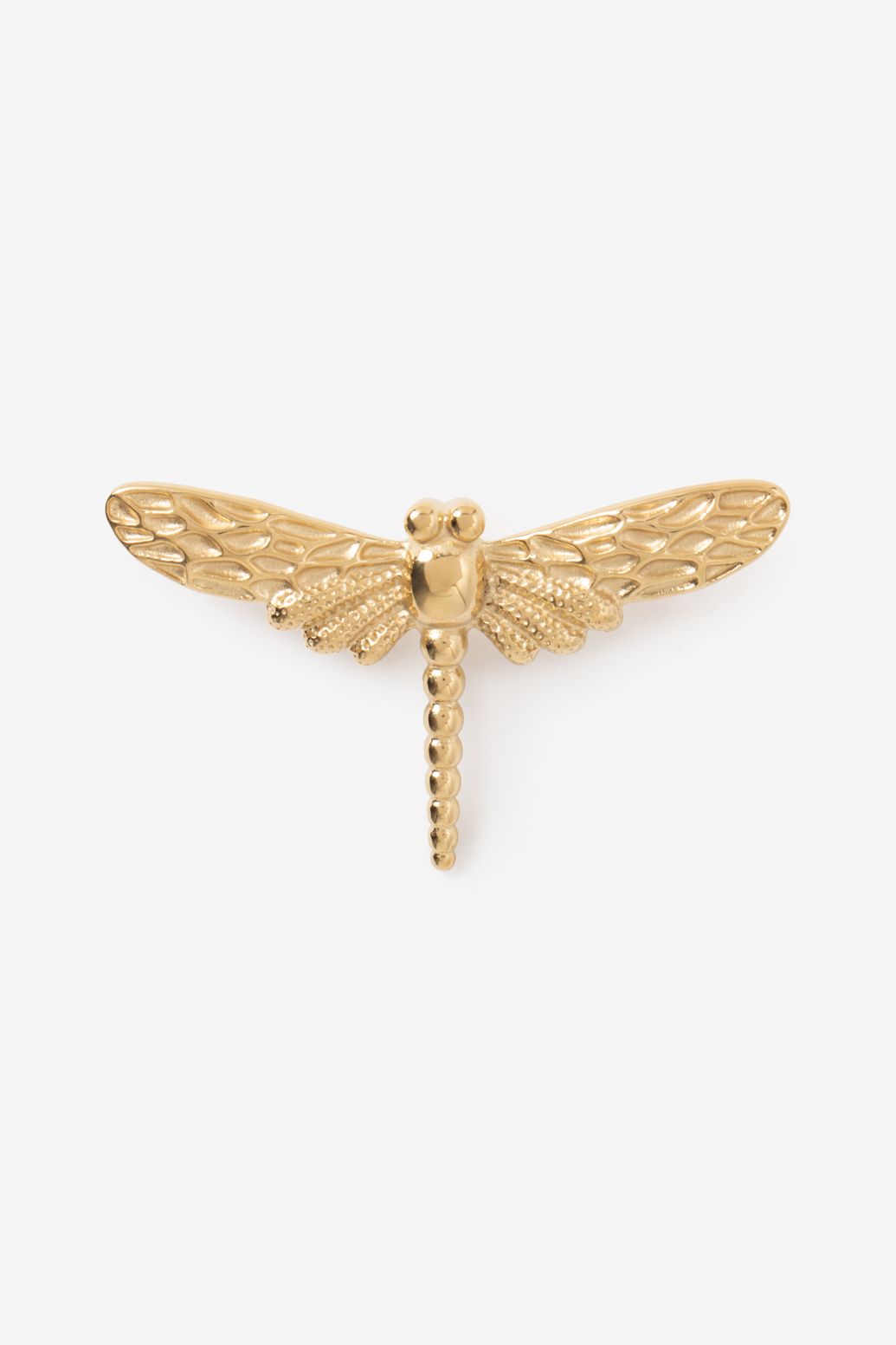 Gouden libelle broche