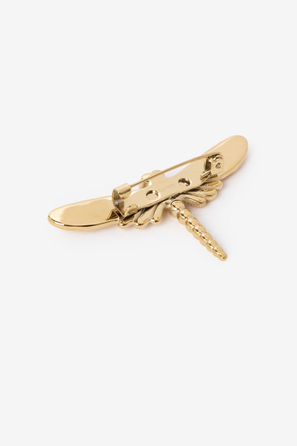 Gouden libelle broche