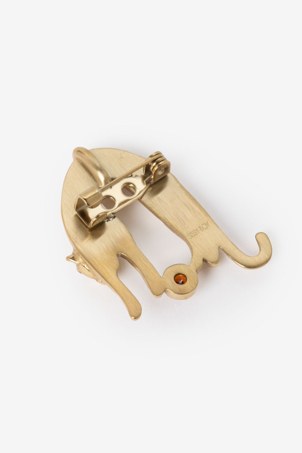 Gouden leopard broche