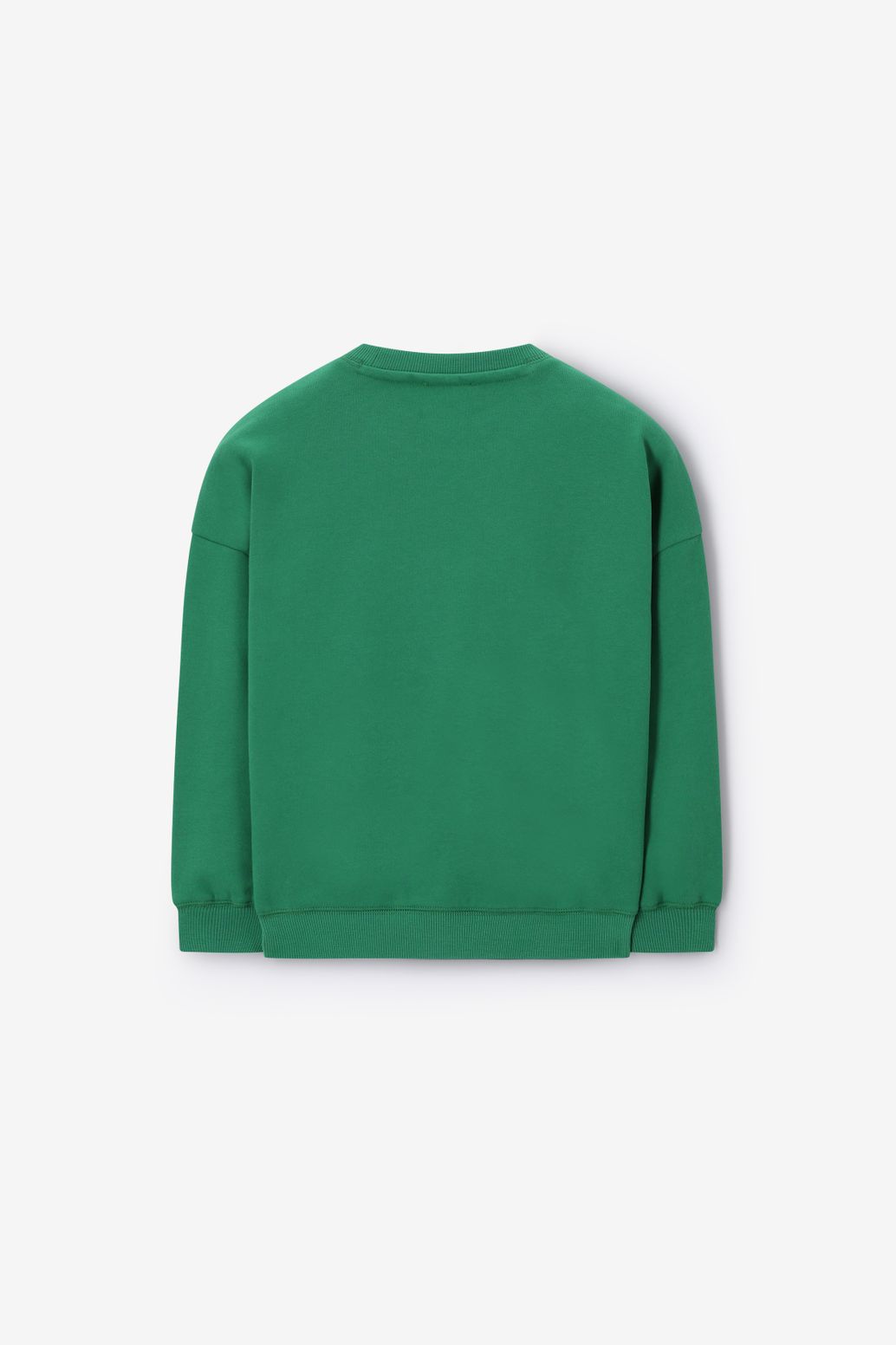 Groene oversized sweater met artwork