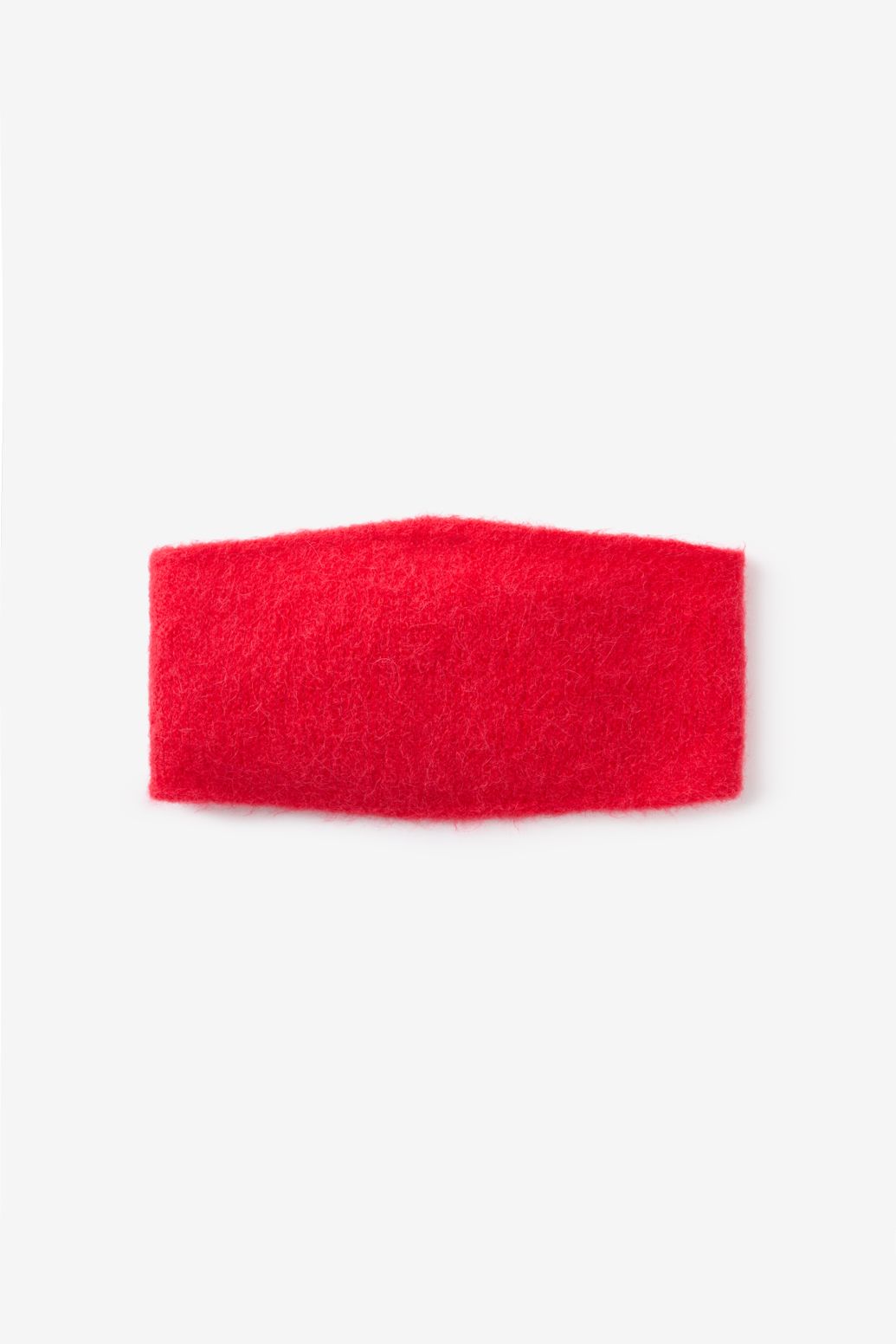 Rood gebreid sjaaltje