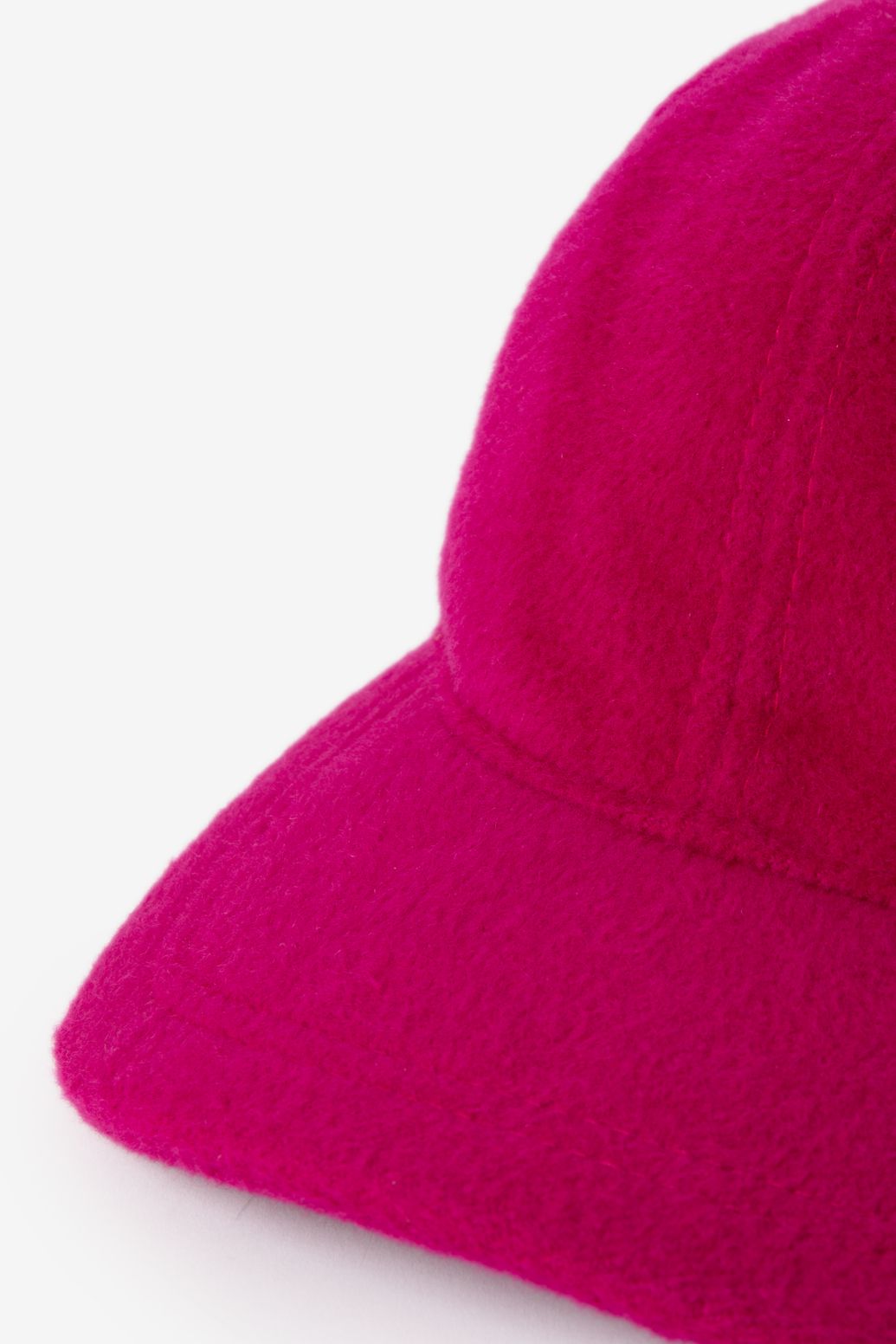 Casquette en laine - rose foncé