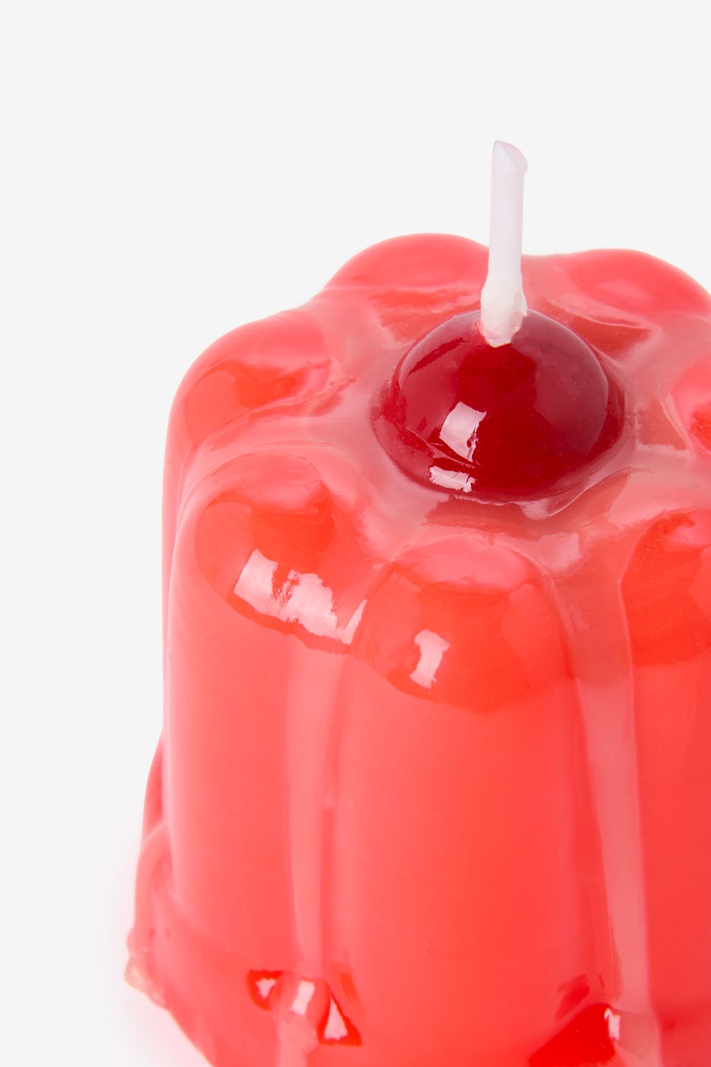 Bougie gâteau - rouge